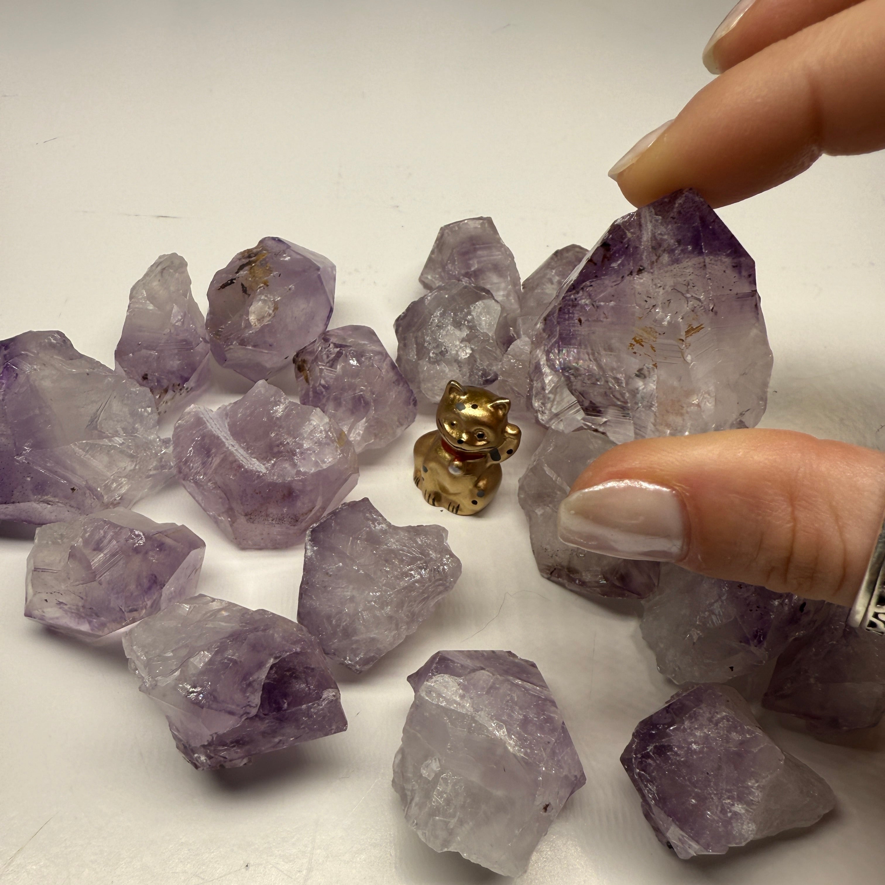 One Small Natural Amethyst Point