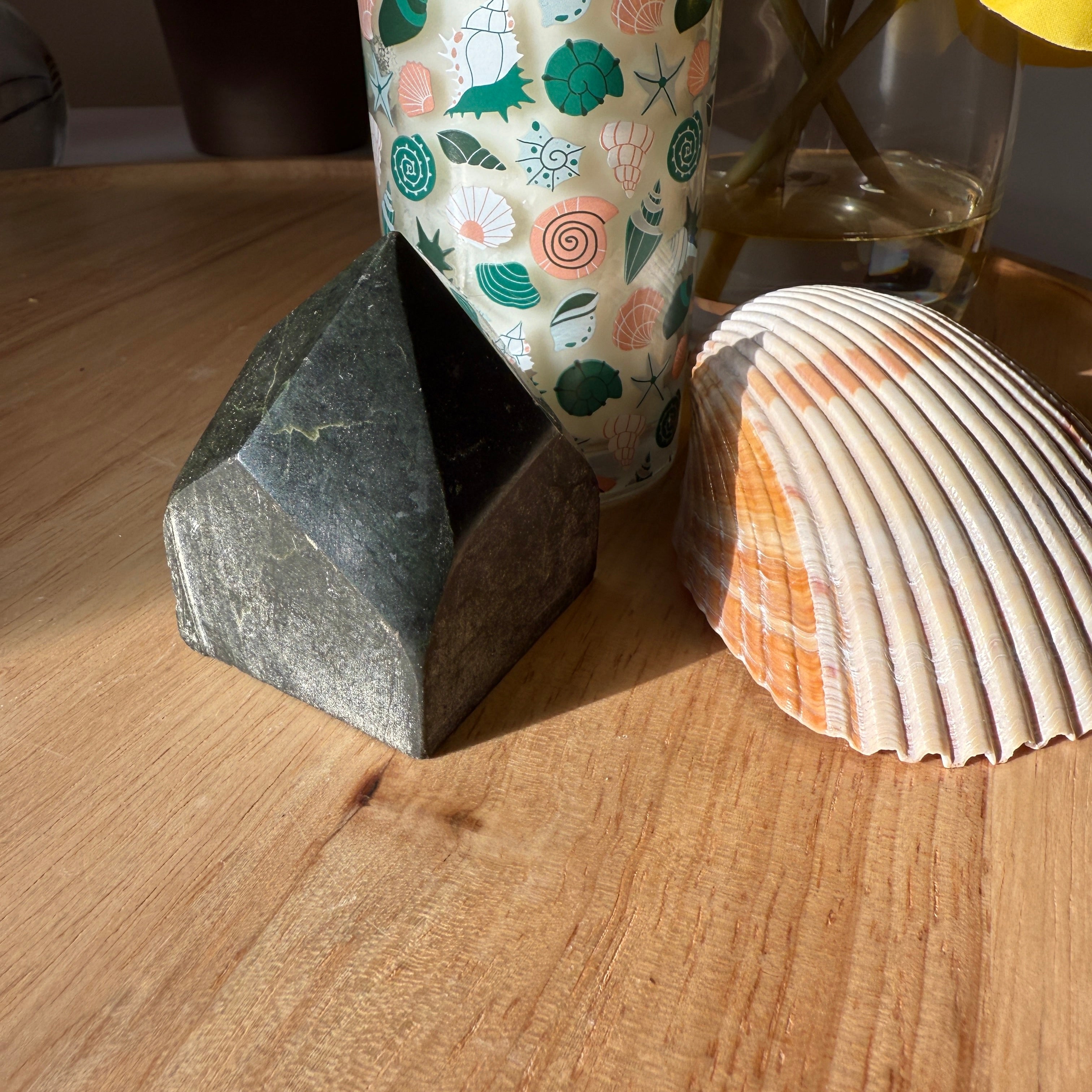 Nephrite Jade Carving Display Point Partially Polished