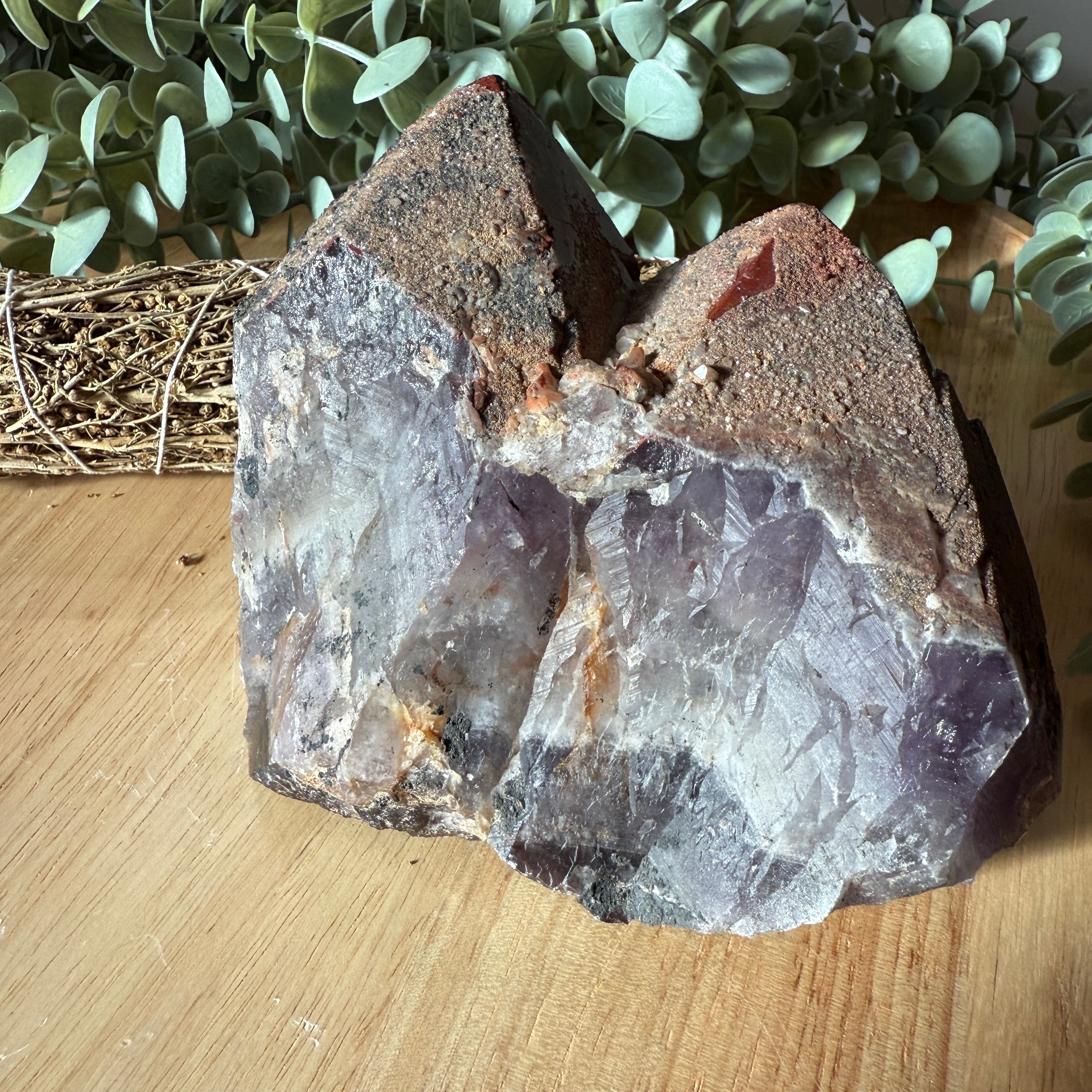 Dazzling Gemmy Hematite Crust on Auralite 23 Chunky Natural Point