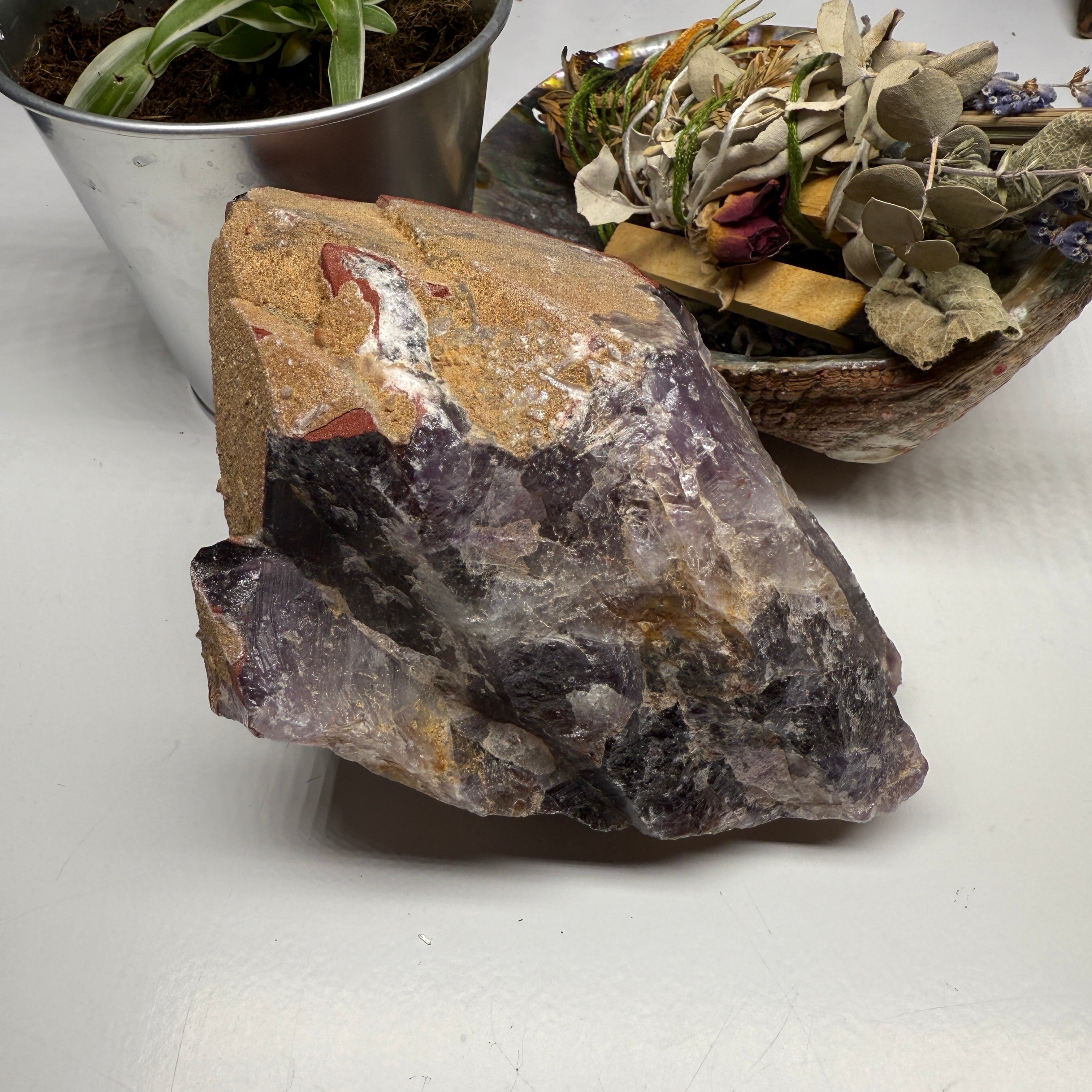 Extra Large Natural High Grade Auralite 23 Crystal Point from Ontario, CA