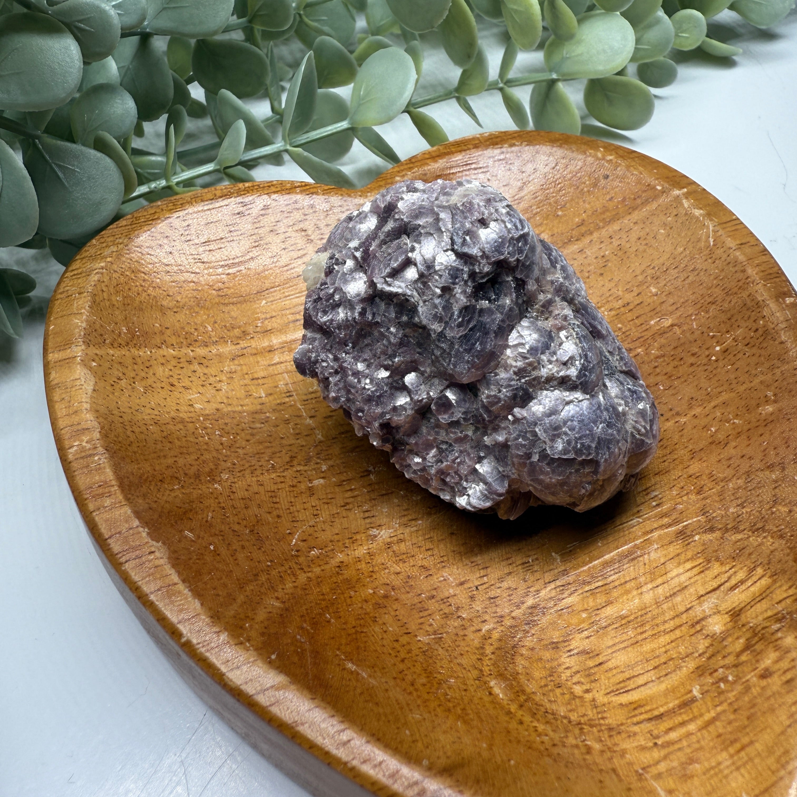 Coconut Mica Lepidolite Cluster