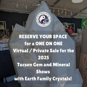Book Your Session! Virtual Shopping Experience 2026 Tucson Gem and Mineral Shows One on One Zoom Appointment