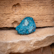 a beautiful slice of chrysocolla stone from Arizona 