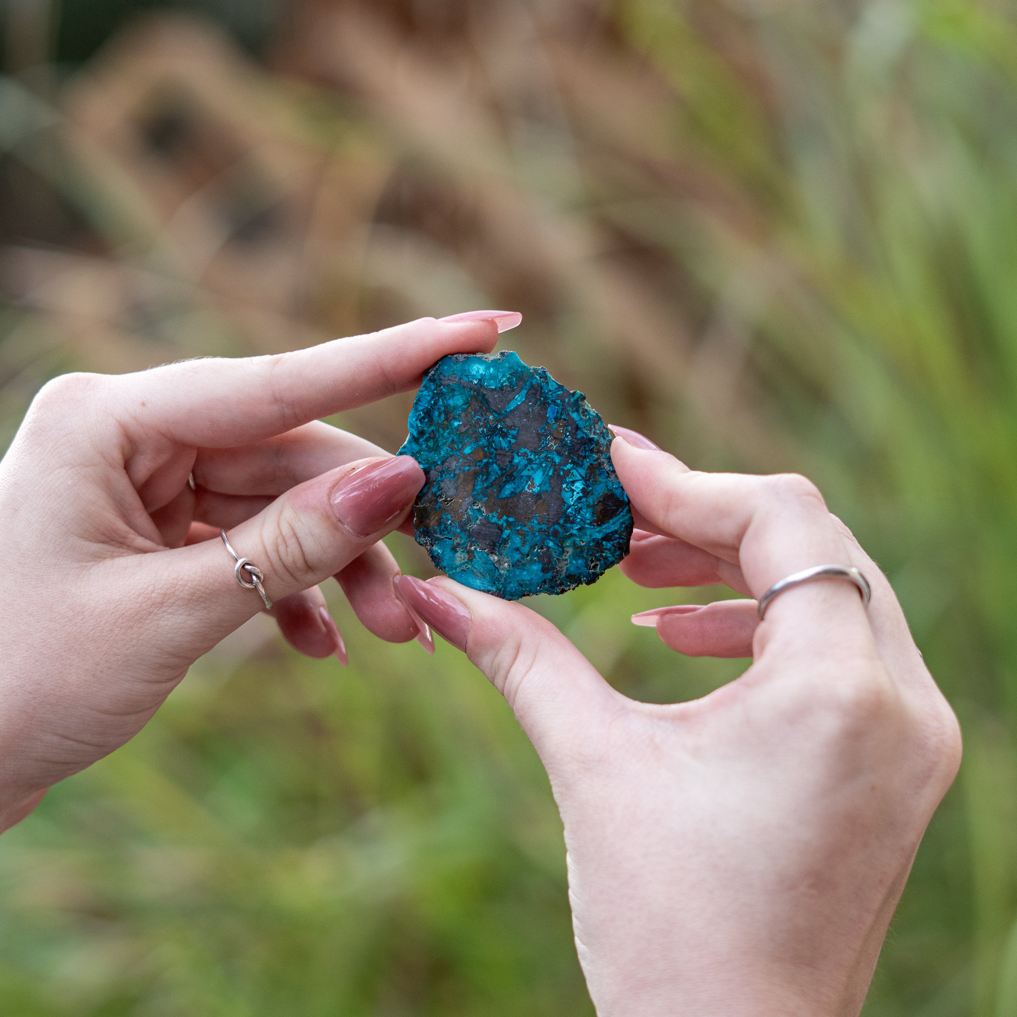 Chrysocolla with Shattuckite from Mexico