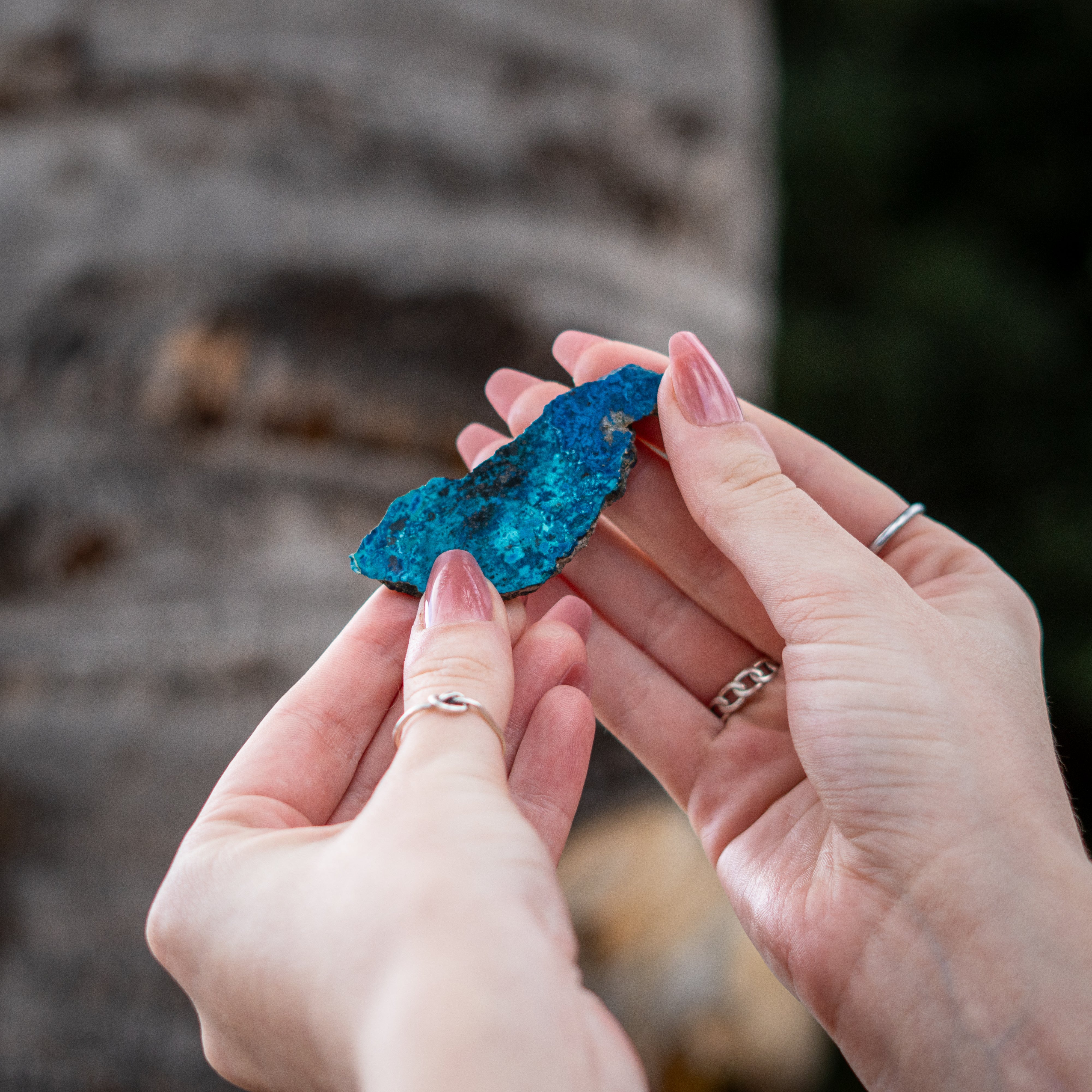 Chrysocolla with Shattuckite from Mexico