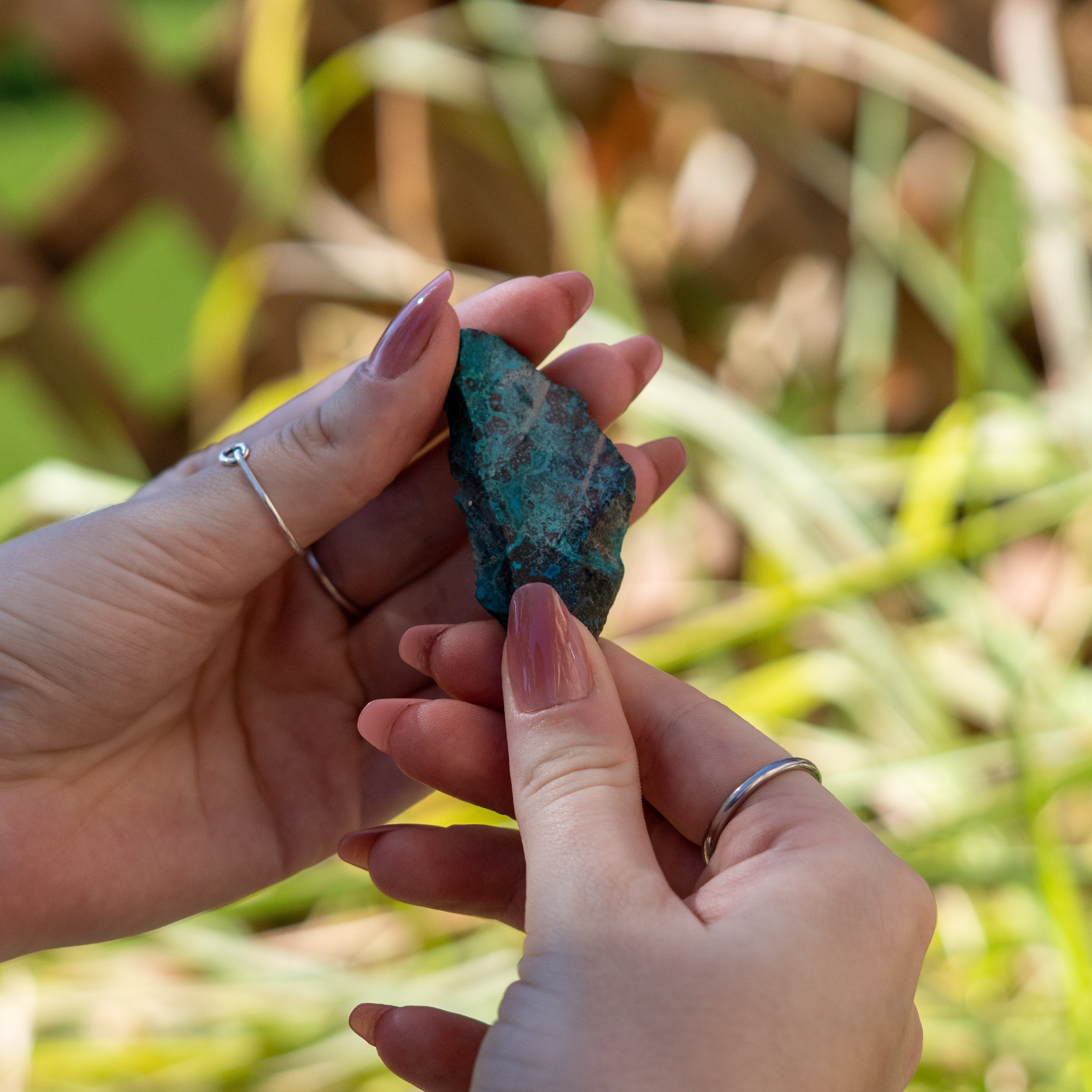 Chrysocolla with Shattuckite from Mexico