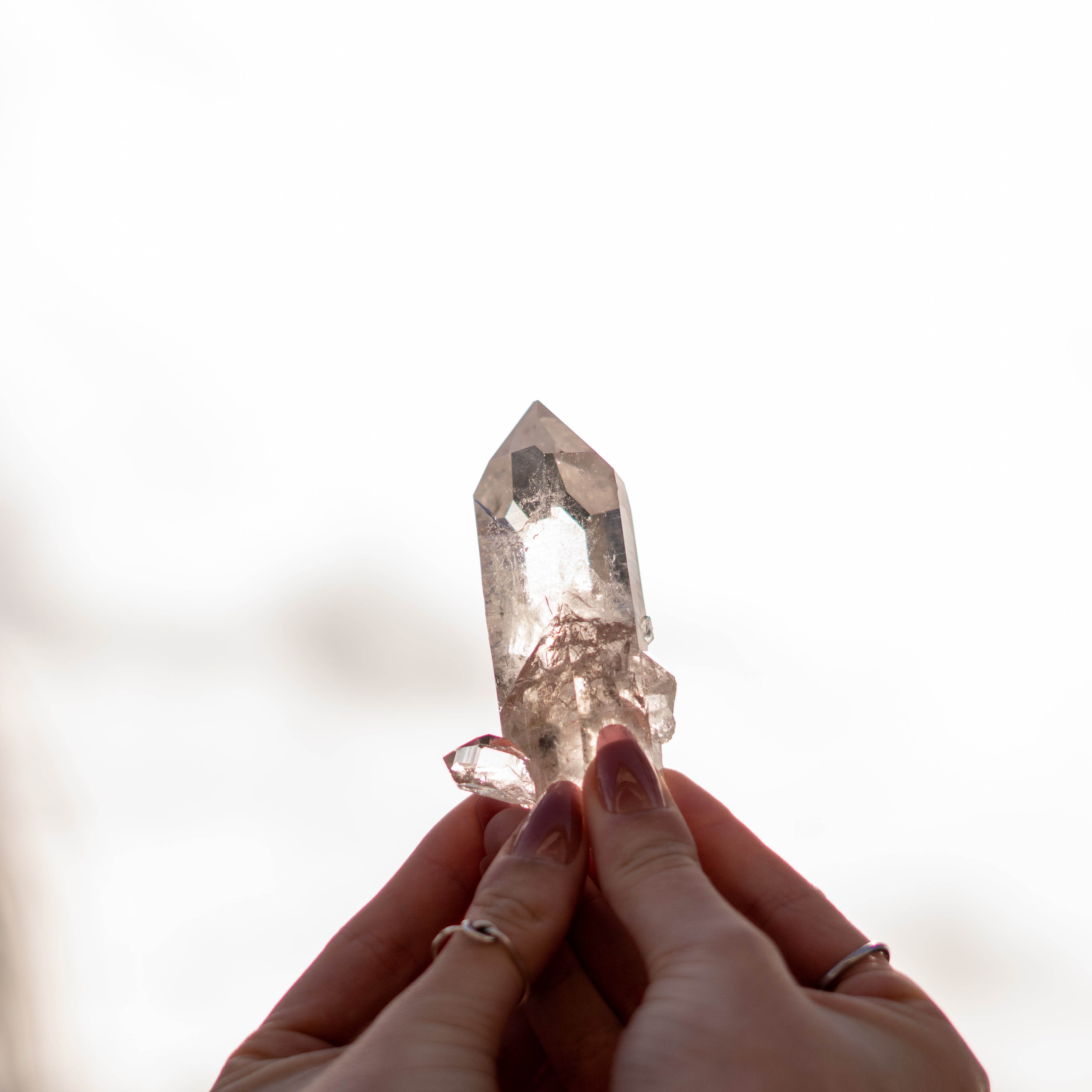 Clear Quartz w/ Baby Point from Ron Coleman Mine, Arkansas USA