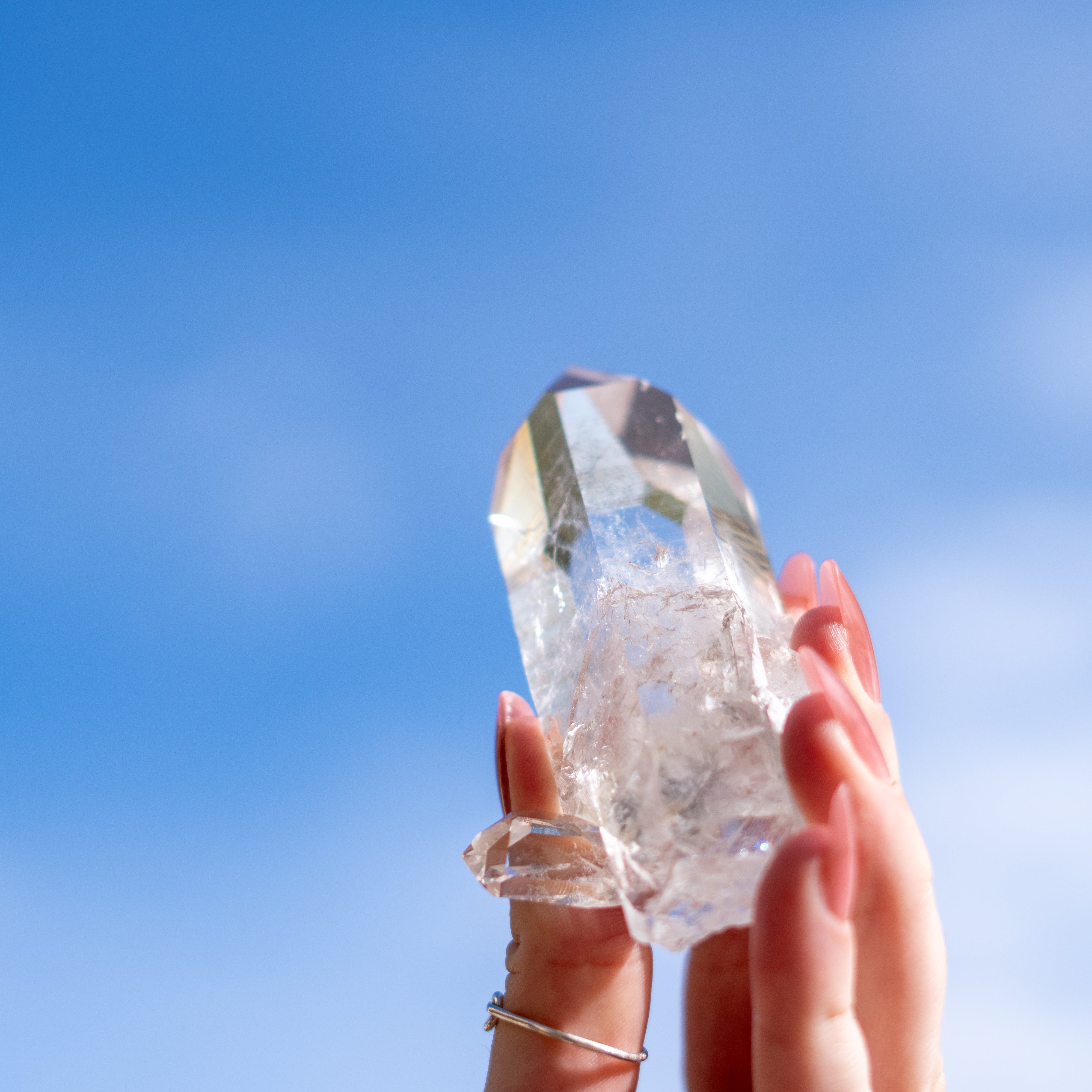 Clear Quartz w/ Baby Point from Ron Coleman Mine, Arkansas USA