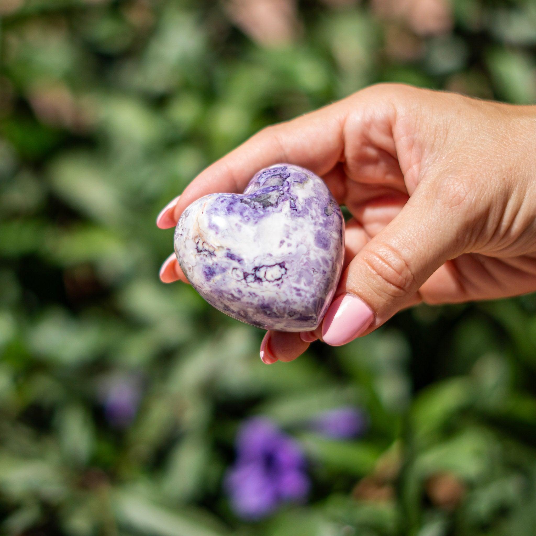 Tiffany Stone Heart Carving from Utah