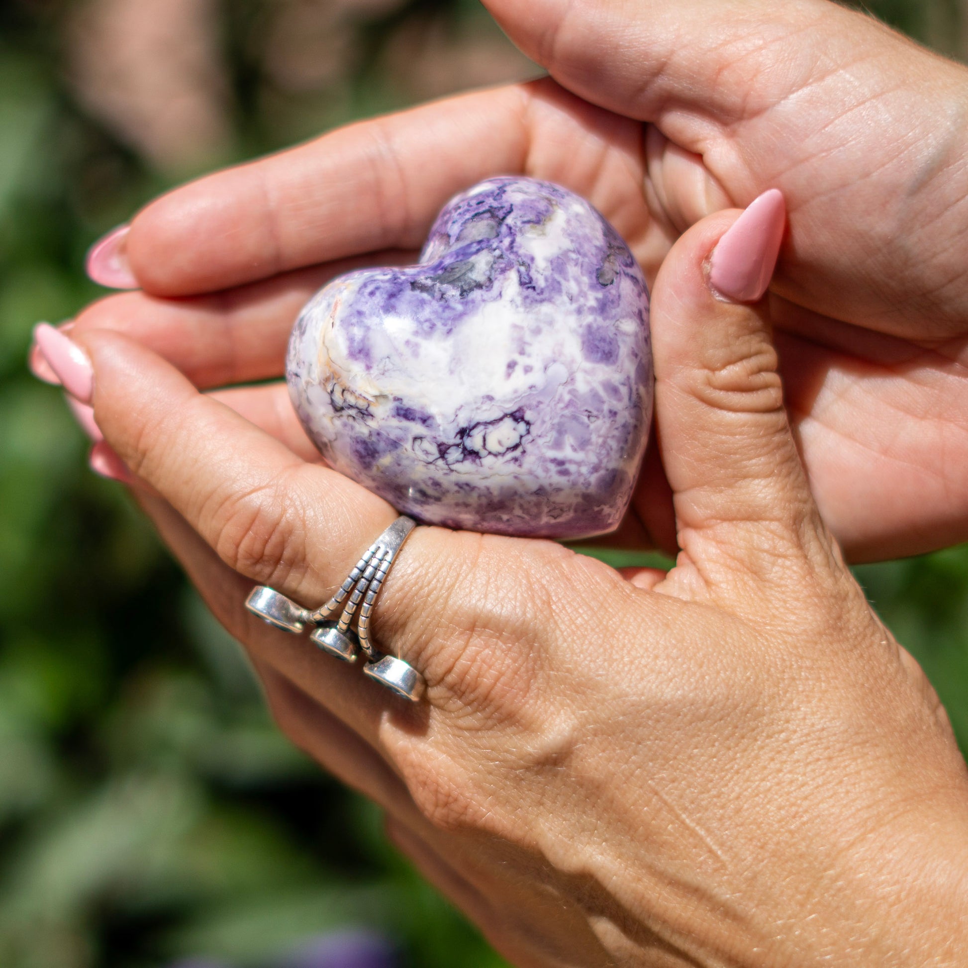 Tiffany Stone Heart Carving from Utah
