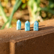 Miniature Larimar Towers Grade AAA