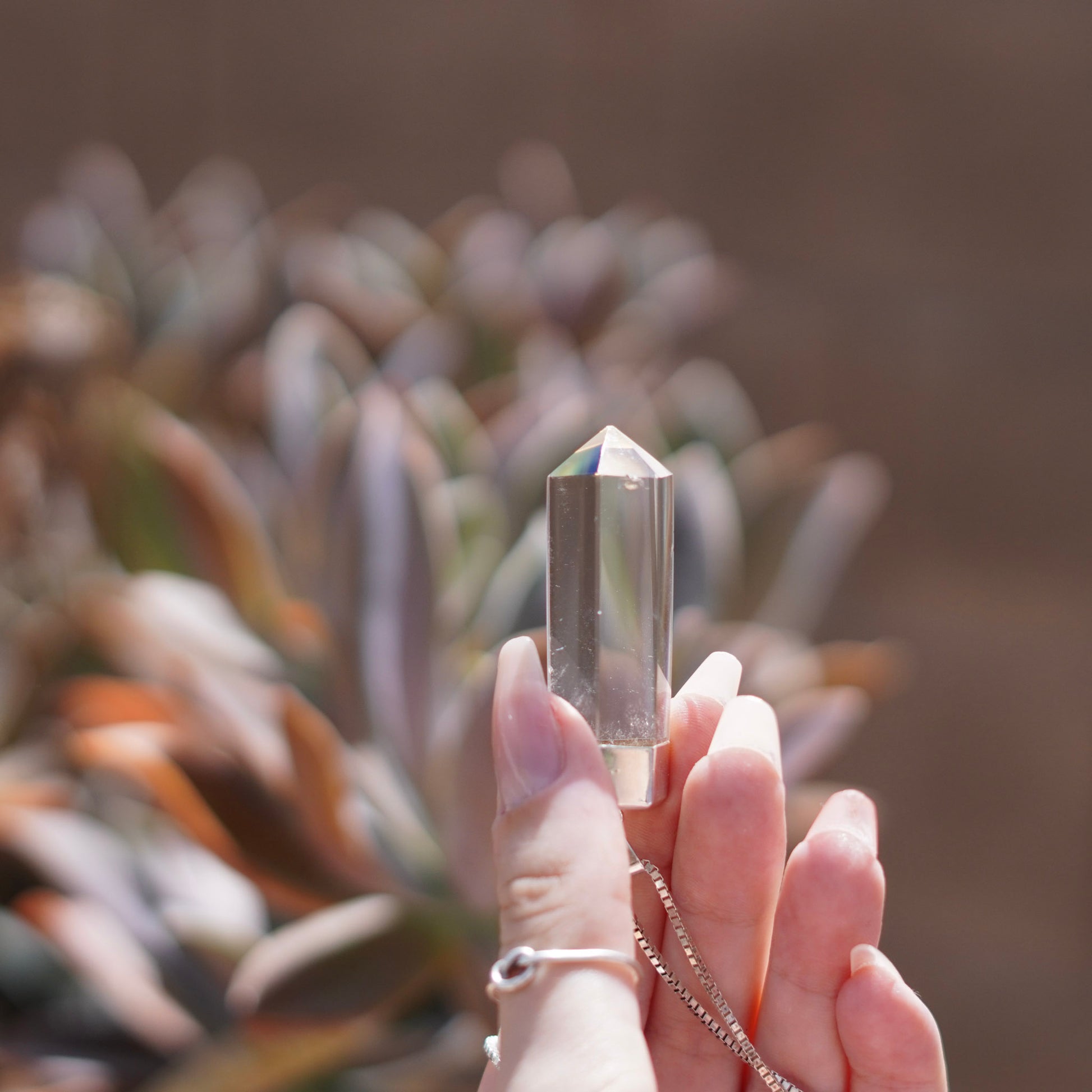 Brazilian Quartz Crystal Pendants