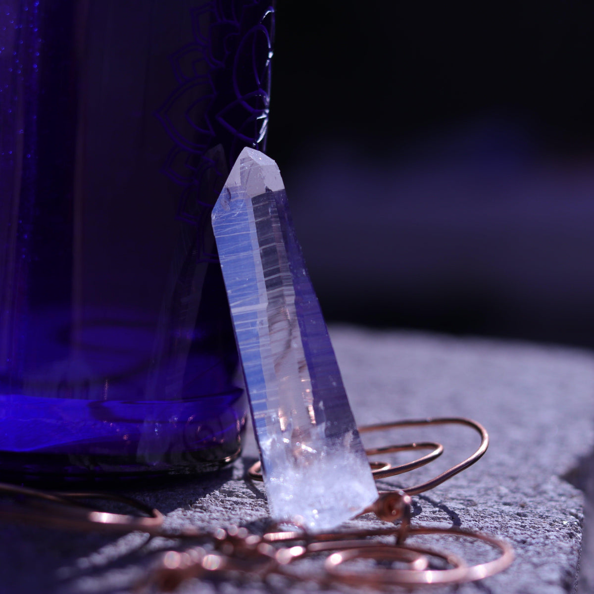 Colombian Lemurian Seed Crystal Point