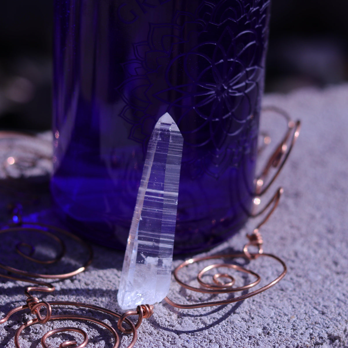 Colombian Lemurian Seed Crystal Point