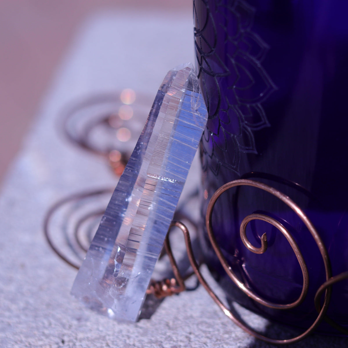 Colombian Lemurian Seed Crystal Point
