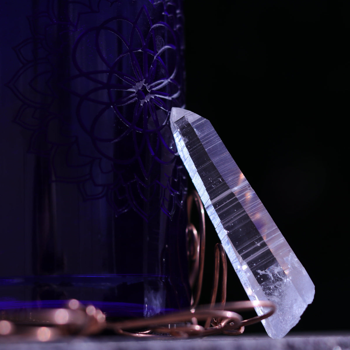 Colombian Lemurian Seed Crystal Point