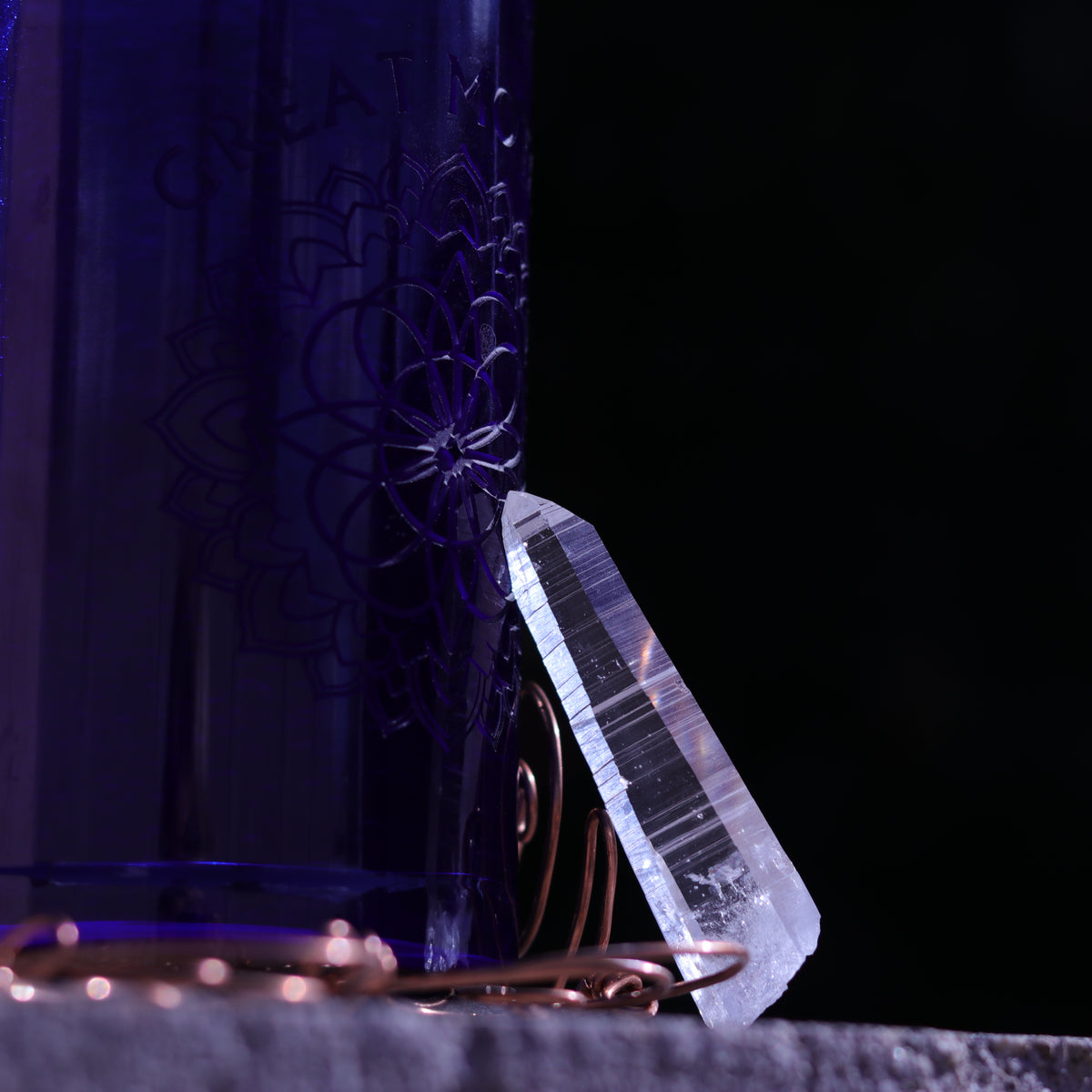 Colombian Lemurian Seed Crystal Point