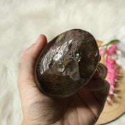 Large Shamanic Dream Quartz  Seer Stone Partially Polished From Brazil - Earth Family Crystals