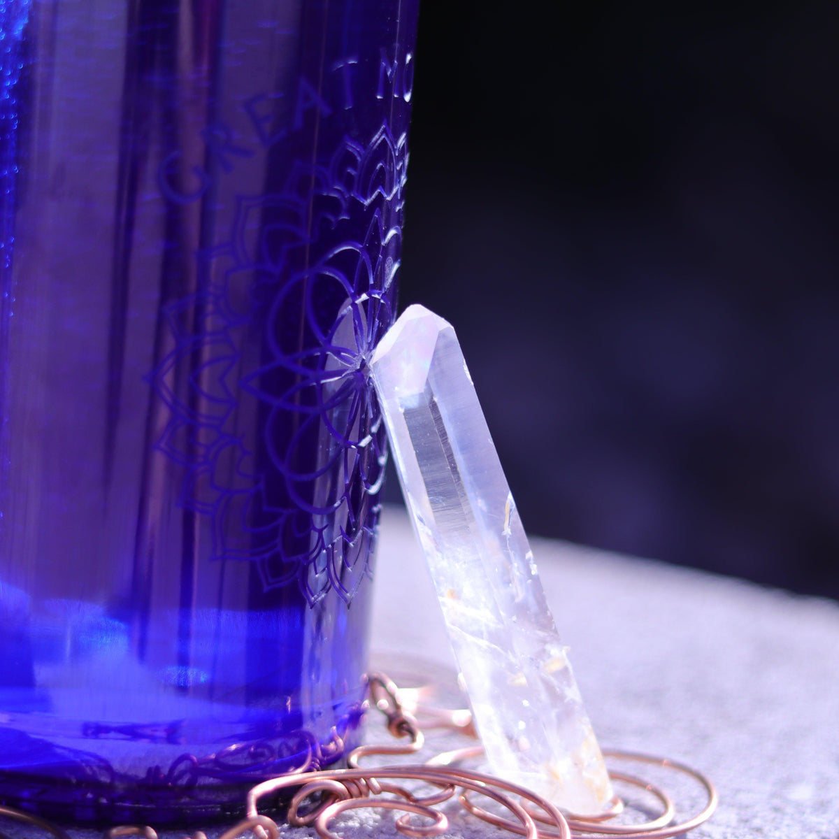 Colombian Lemurian Seed Crystal Point