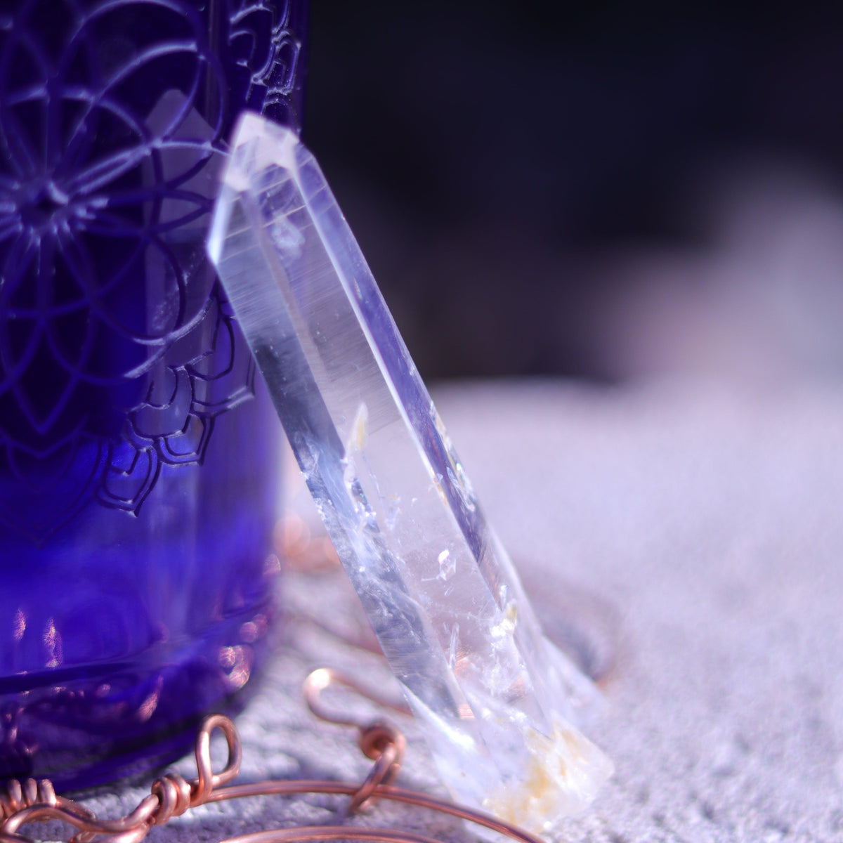 Colombian Lemurian Seed Crystal Point