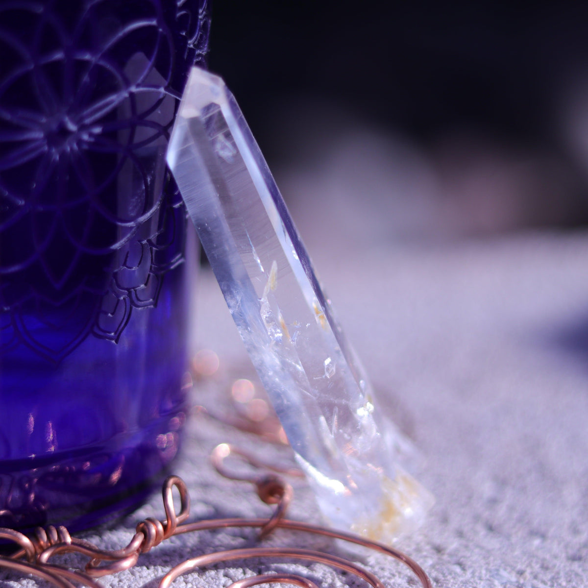 Colombian Lemurian Seed Crystal Point
