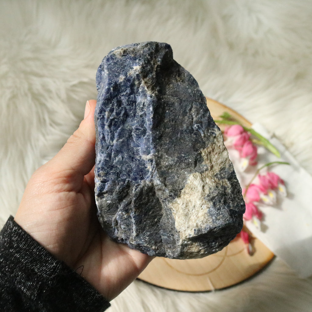 Medium Rough Blue Sodalite Specimen ~ Throat Chakra Upgrades - Earth Family Crystals