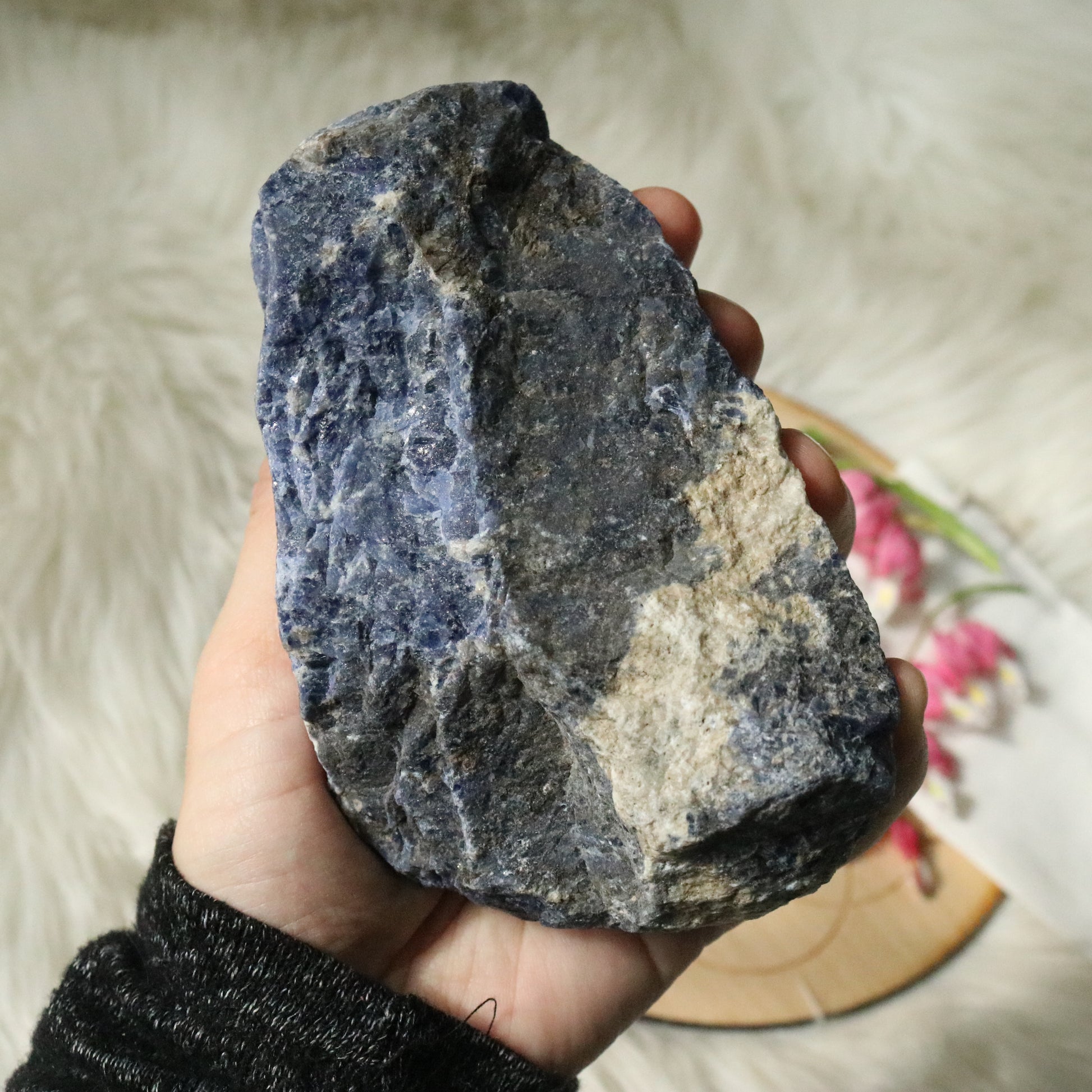 Medium Rough Blue Sodalite Specimen ~ Throat Chakra Upgrades - Earth Family Crystals