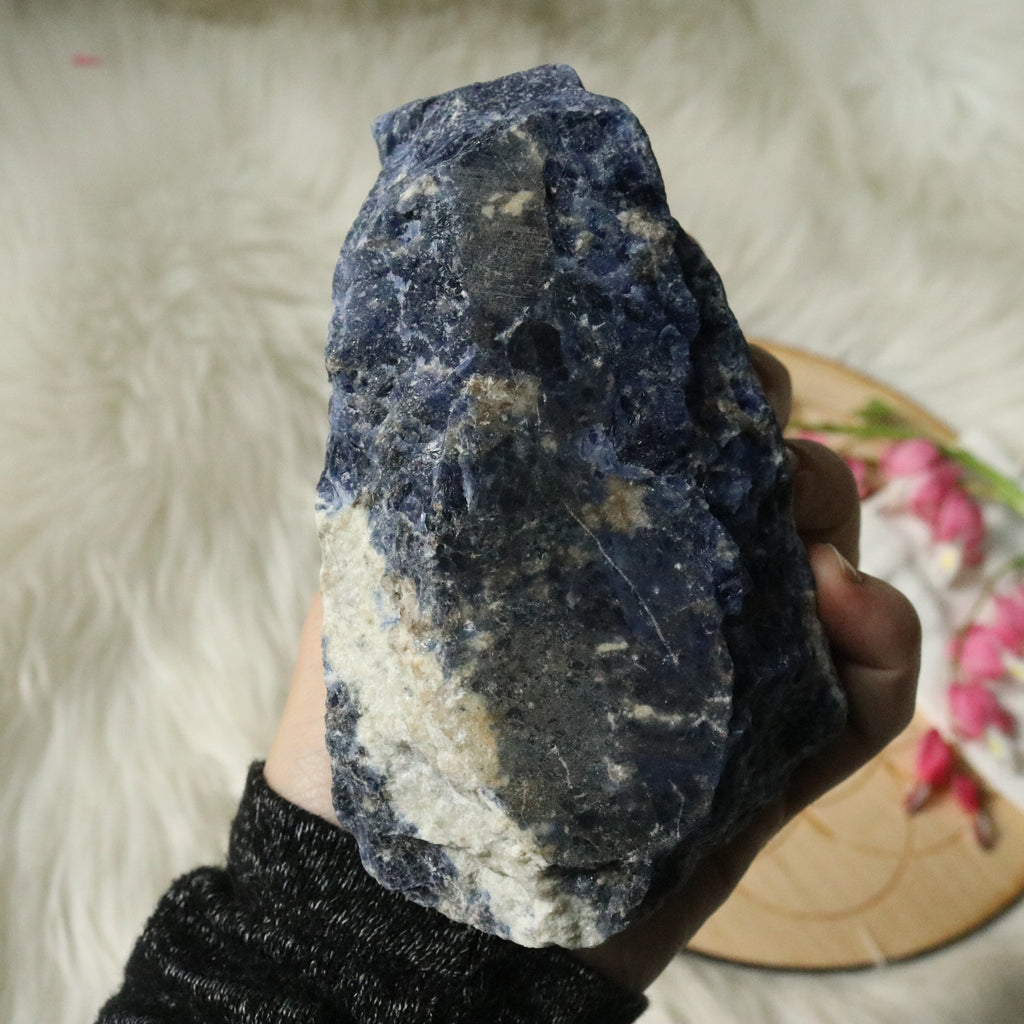 Medium Rough Blue Sodalite Specimen ~ Throat Chakra Upgrades - Earth Family Crystals