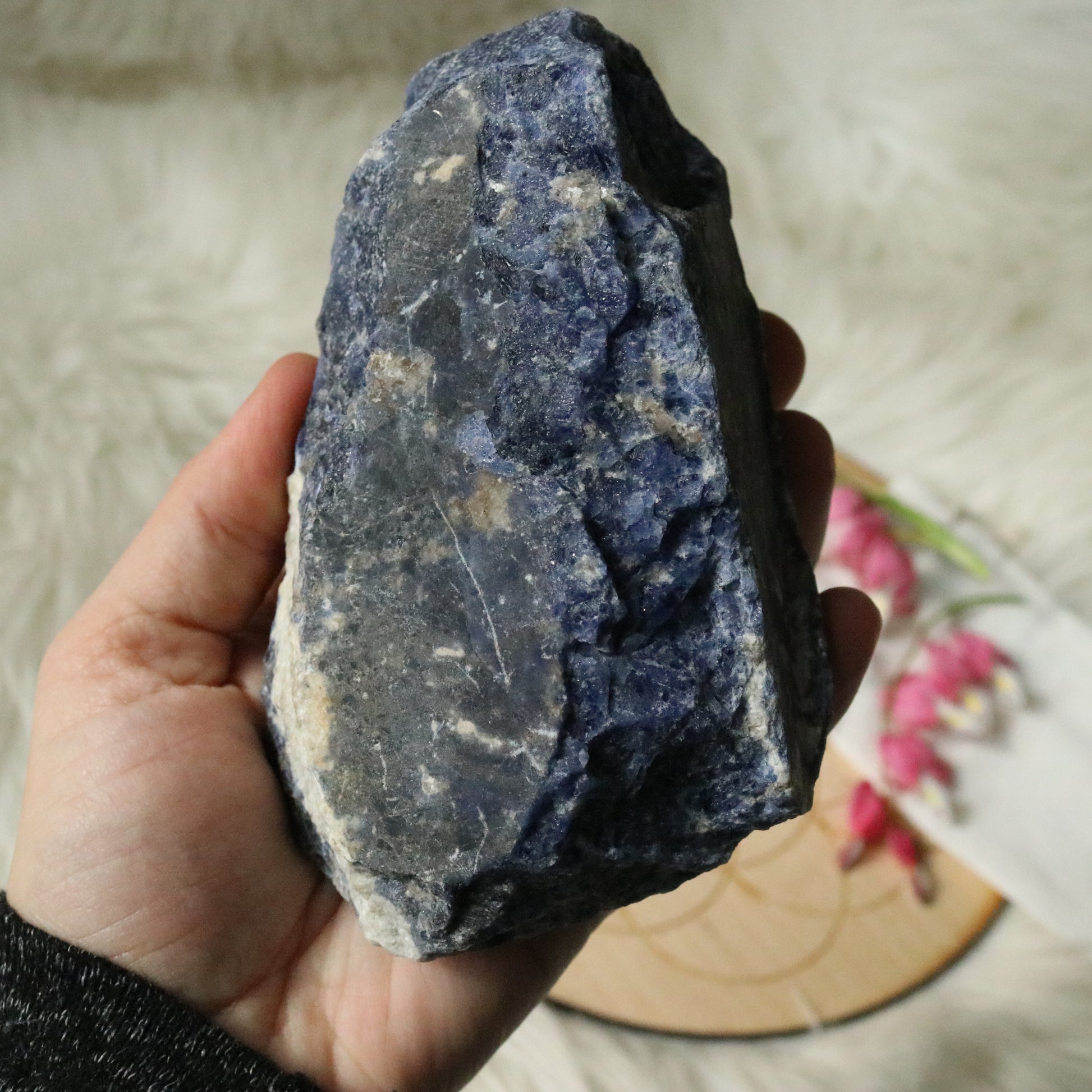 Medium Rough Blue Sodalite Specimen ~ Throat Chakra Upgrades - Earth Family Crystals