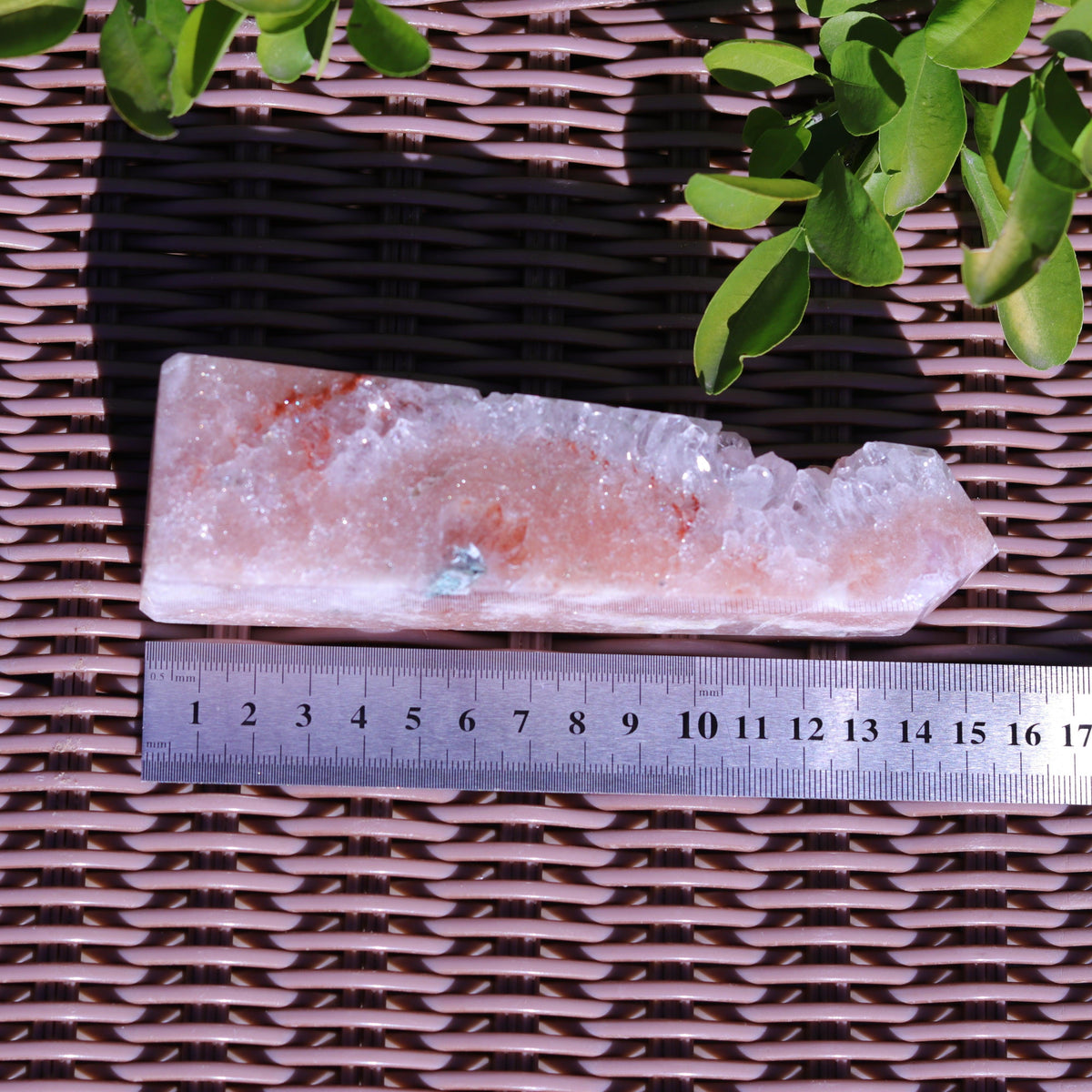 Pink Amethyst Tower Carving