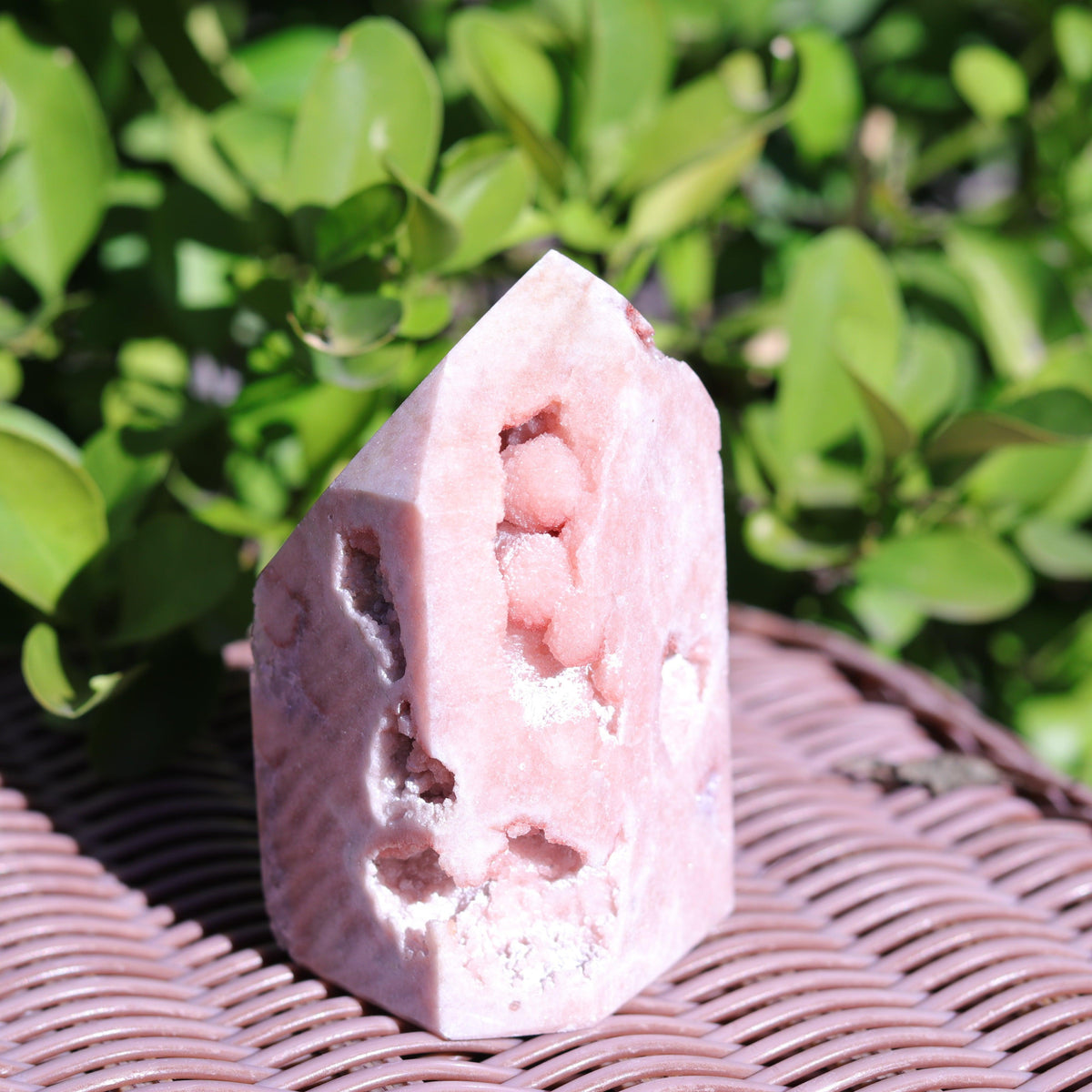 Lilac Pink Amethyst Tower Carving