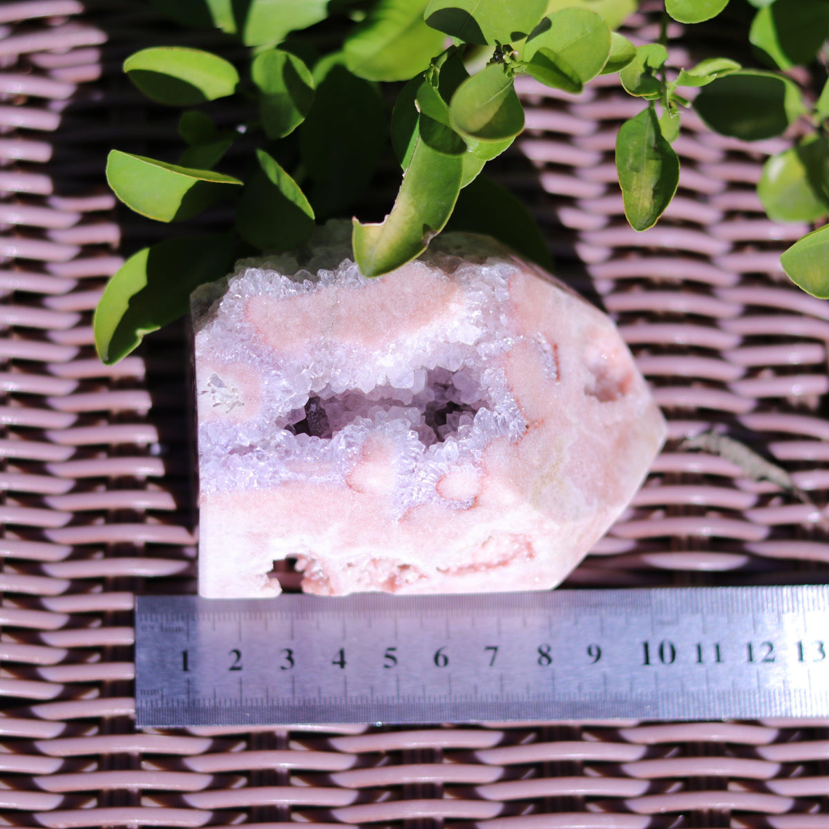 Lilac Pink Amethyst Tower Carving