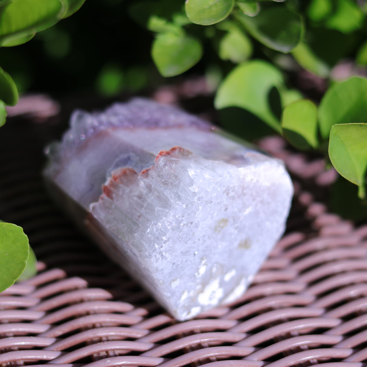 Pink Amethyst Quartz Tower Carving