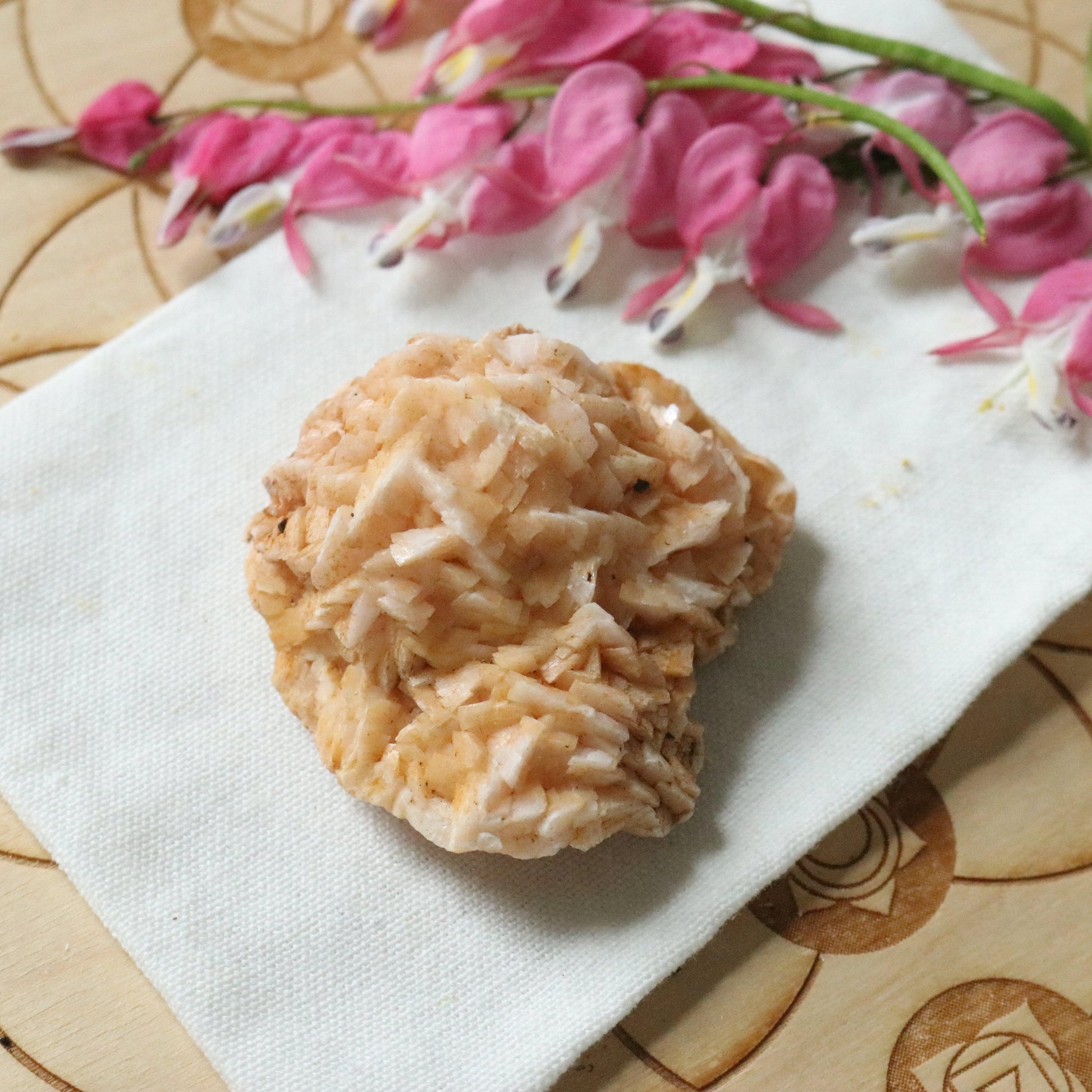 Raw Peachy Pink Dolomite Specimen~ Chakra Balancing Stone - Earth Family Crystals