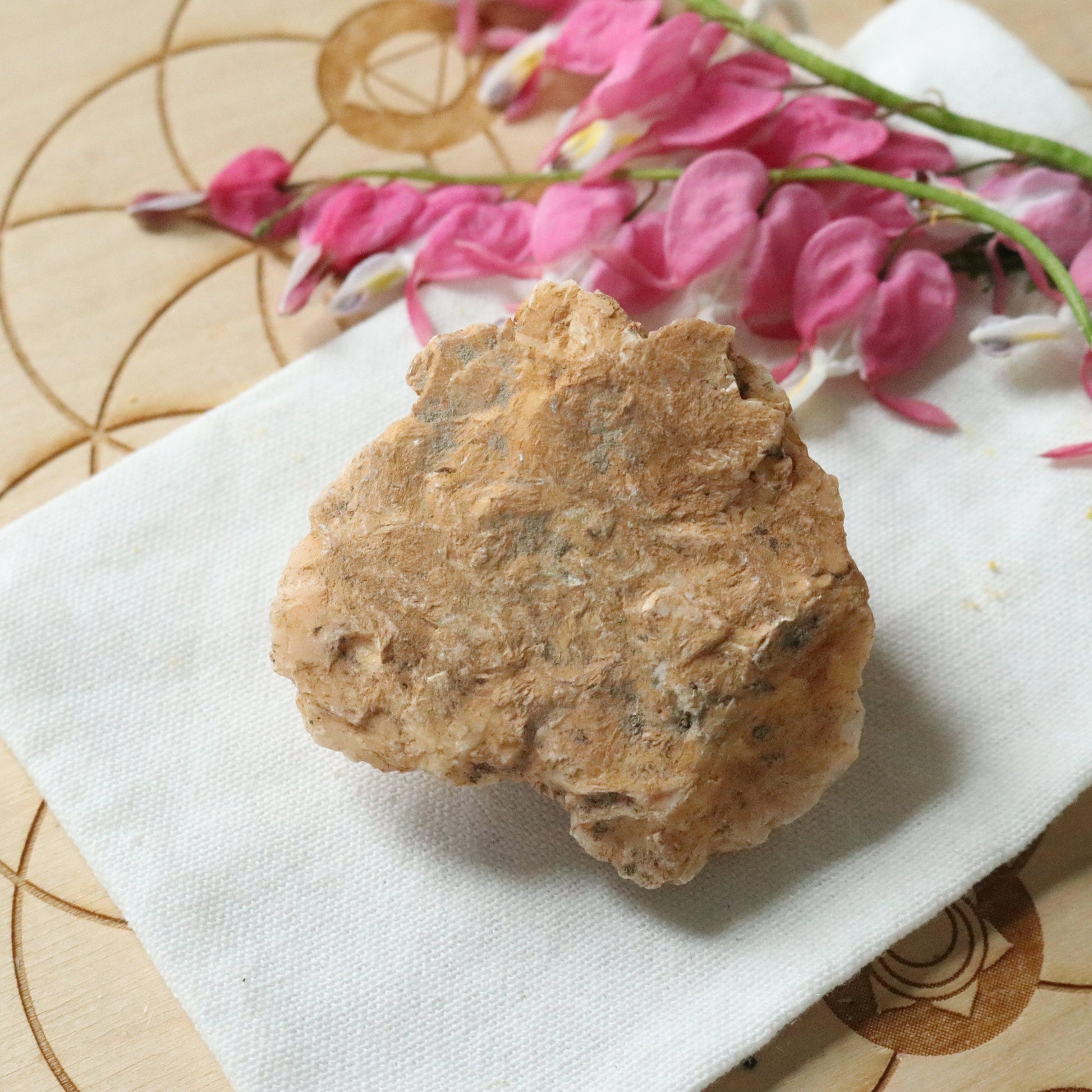 Raw Peachy Pink Dolomite Specimen~ Chakra Balancing Stone - Earth Family Crystals