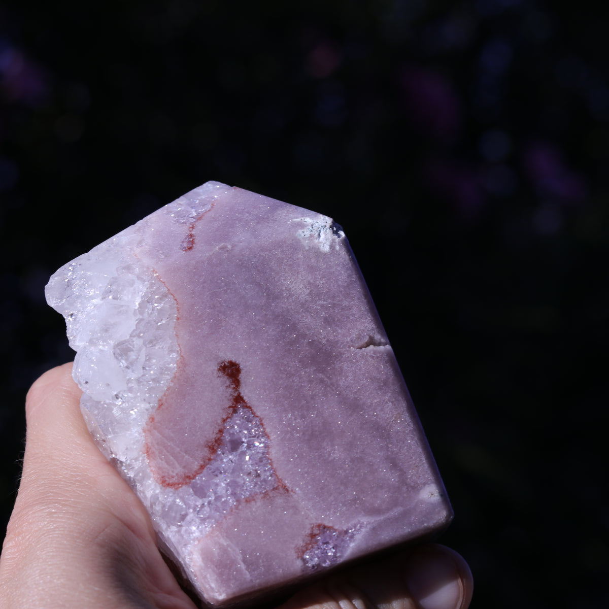 Pink Amethyst Tower Carving — Brazil