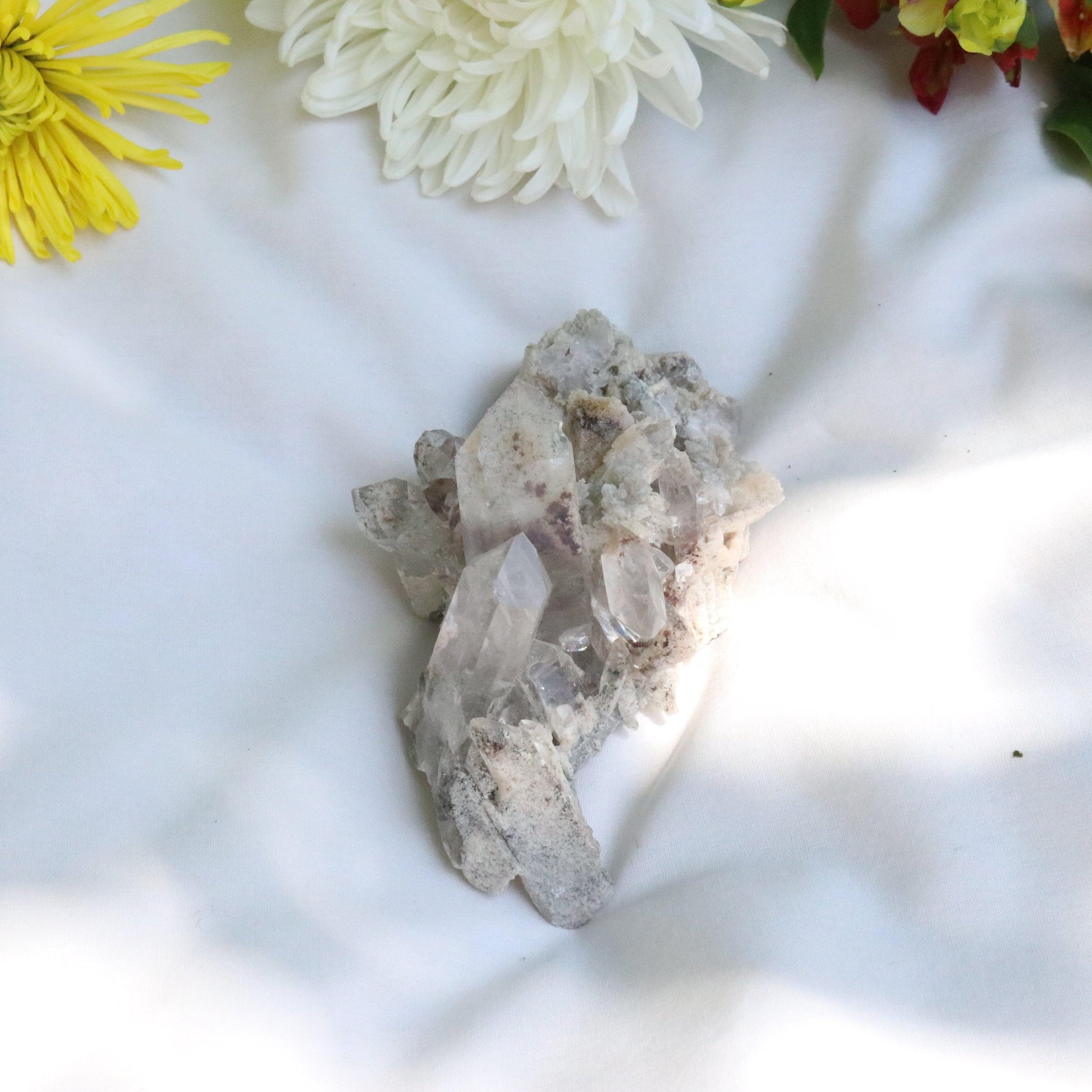 Inclusion Quartz Cluster from Brazil ~ Healing and Energetic - Earth Family Crystals