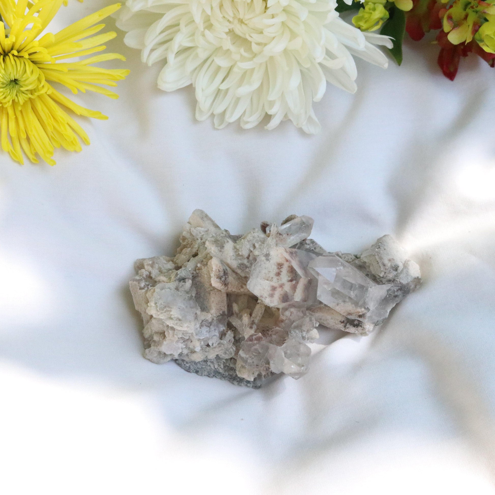 Inclusion Quartz Cluster from Brazil ~ Healing and Energetic - Earth Family Crystals