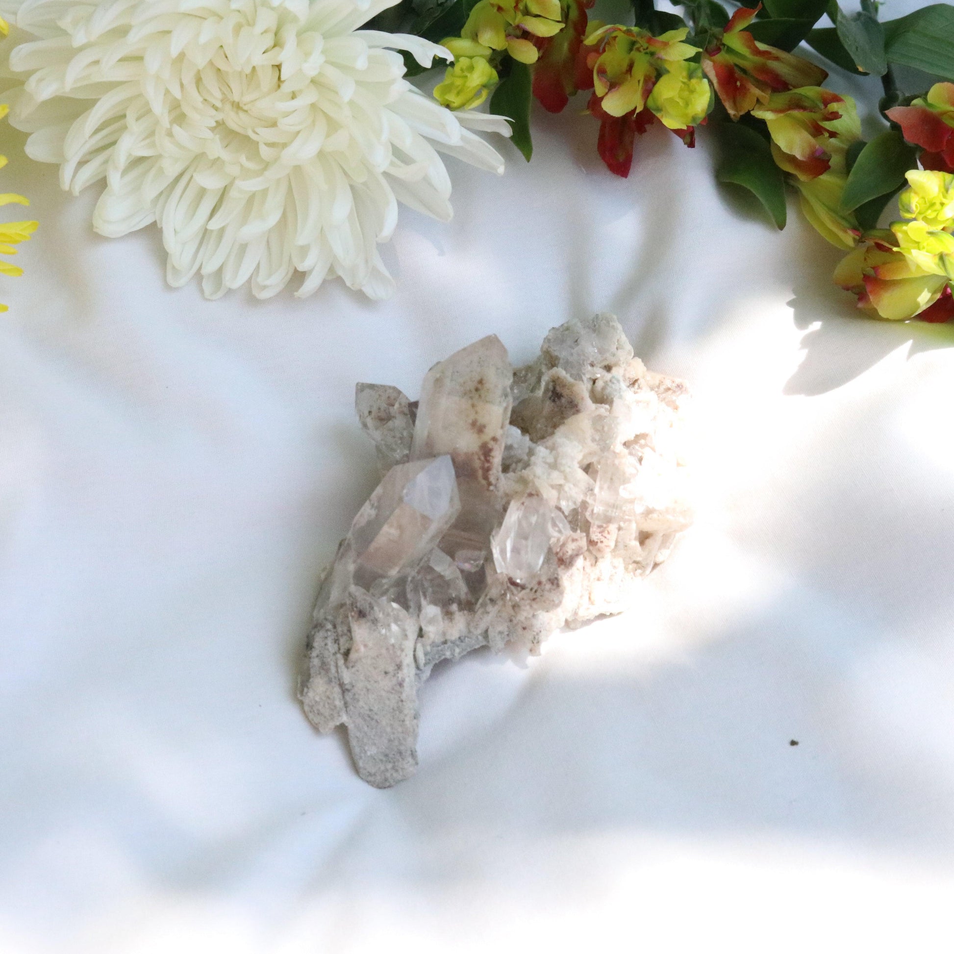 Inclusion Quartz Cluster from Brazil ~ Healing and Energetic - Earth Family Crystals