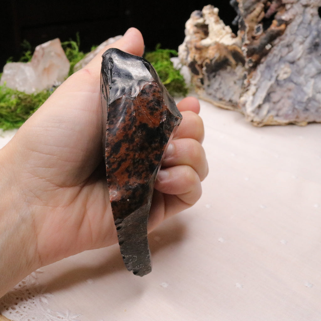 Unique Hand Collected Mahogany Obsidian from Washington, USA - Earth Family Crystals