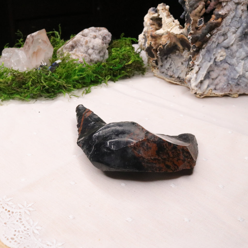 Unique Hand Collected Mahogany Obsidian from Washington, USA - Earth Family Crystals