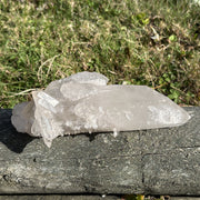 Large, Incredible, Double Terminated, Self Healed Lithium Quartz Crystal Point from Brazil