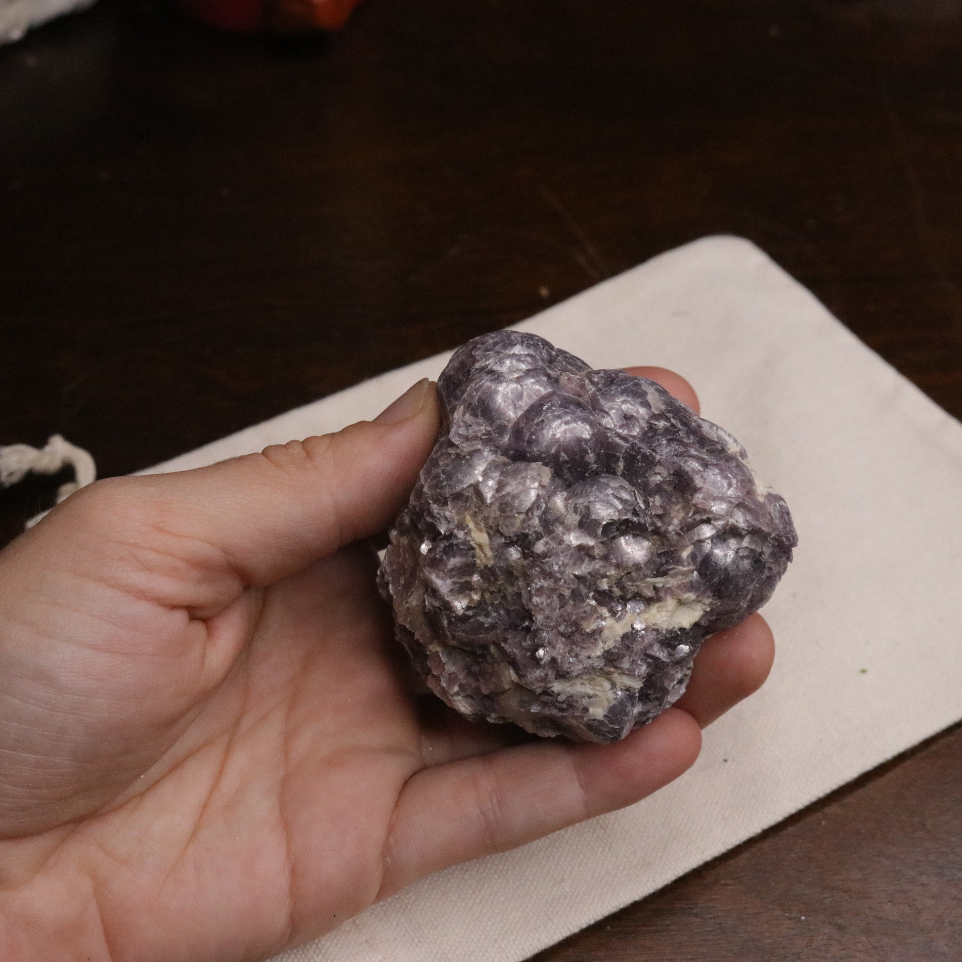 Hunky Coconut Mica Specimen ~ Purple Mica - Earth Family Crystals