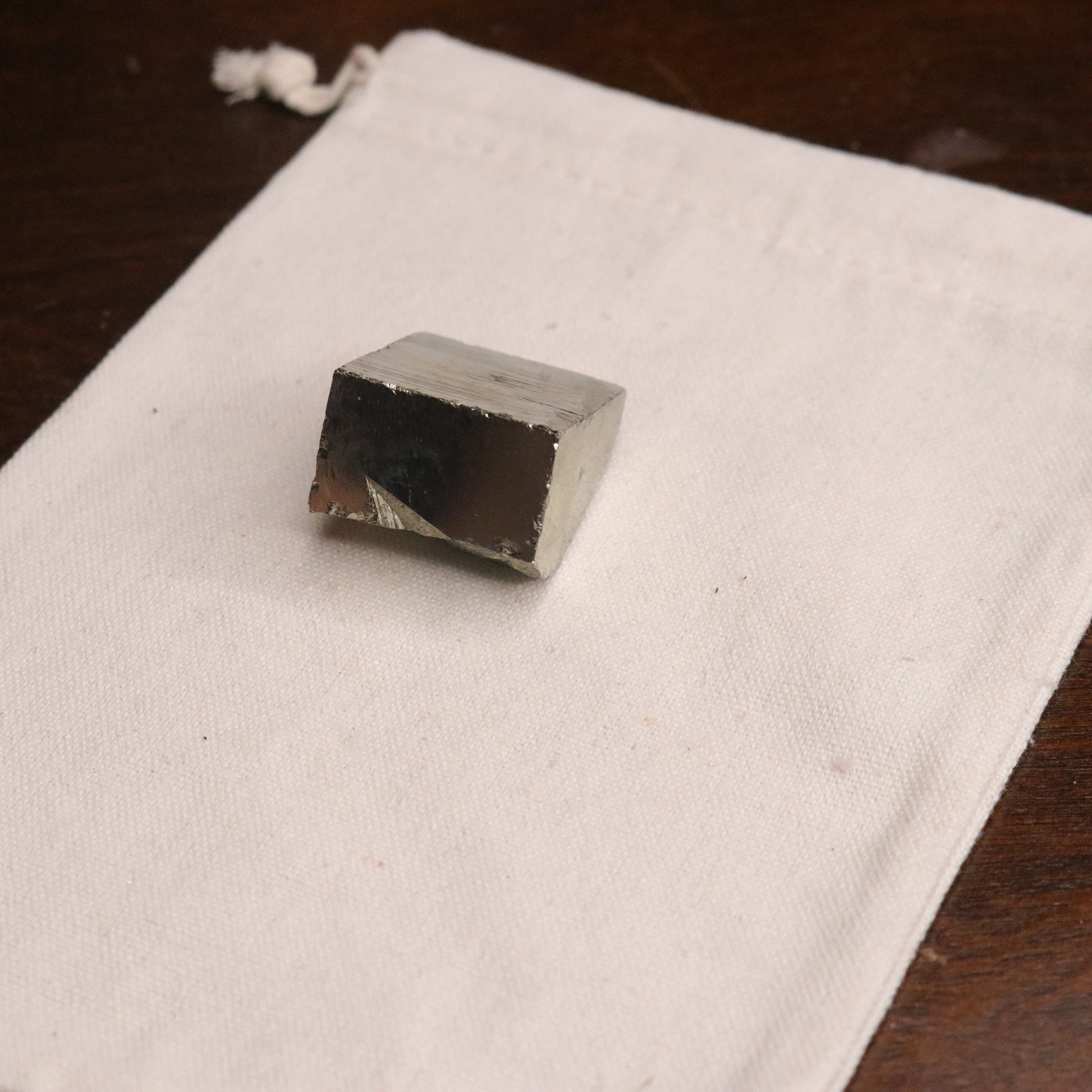 Pyrite Cube from Peru ~ Reflective and Grounding ~ EMF Balancer - Earth Family Crystals