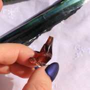 Cosmic Fire Orange - Red Zincite Rare Crystal Point