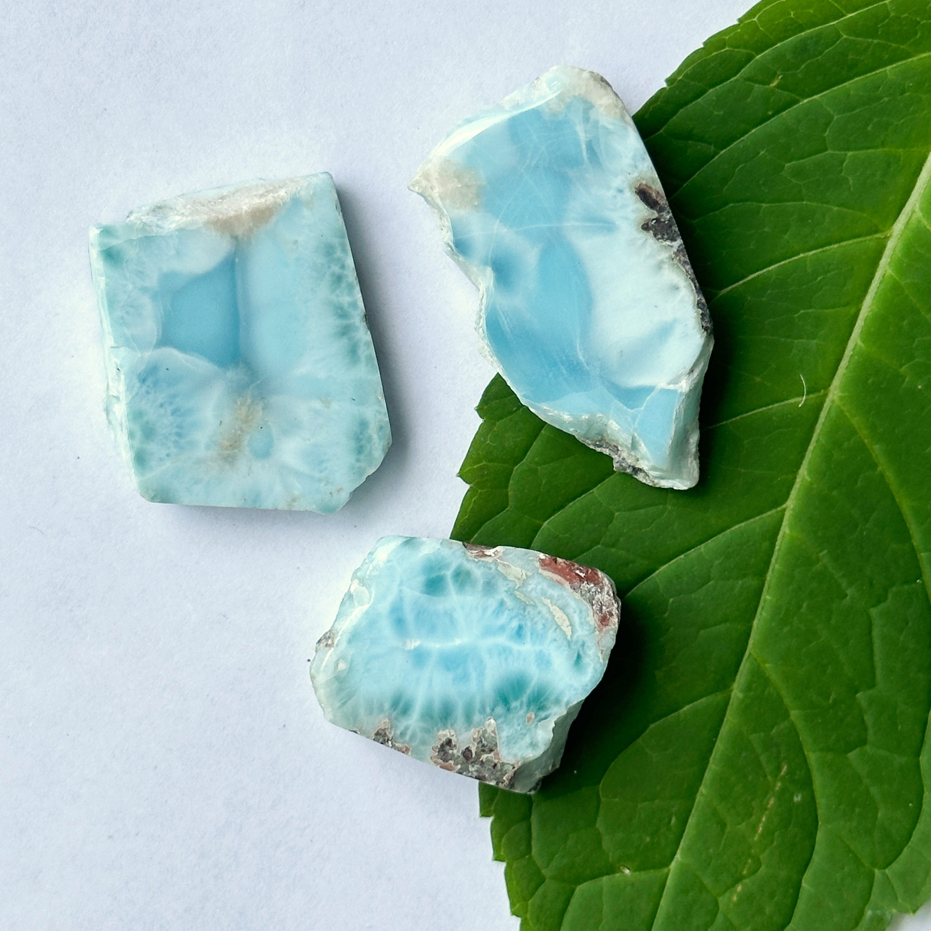 Grade AA Genuine Blue Larimar Chunks