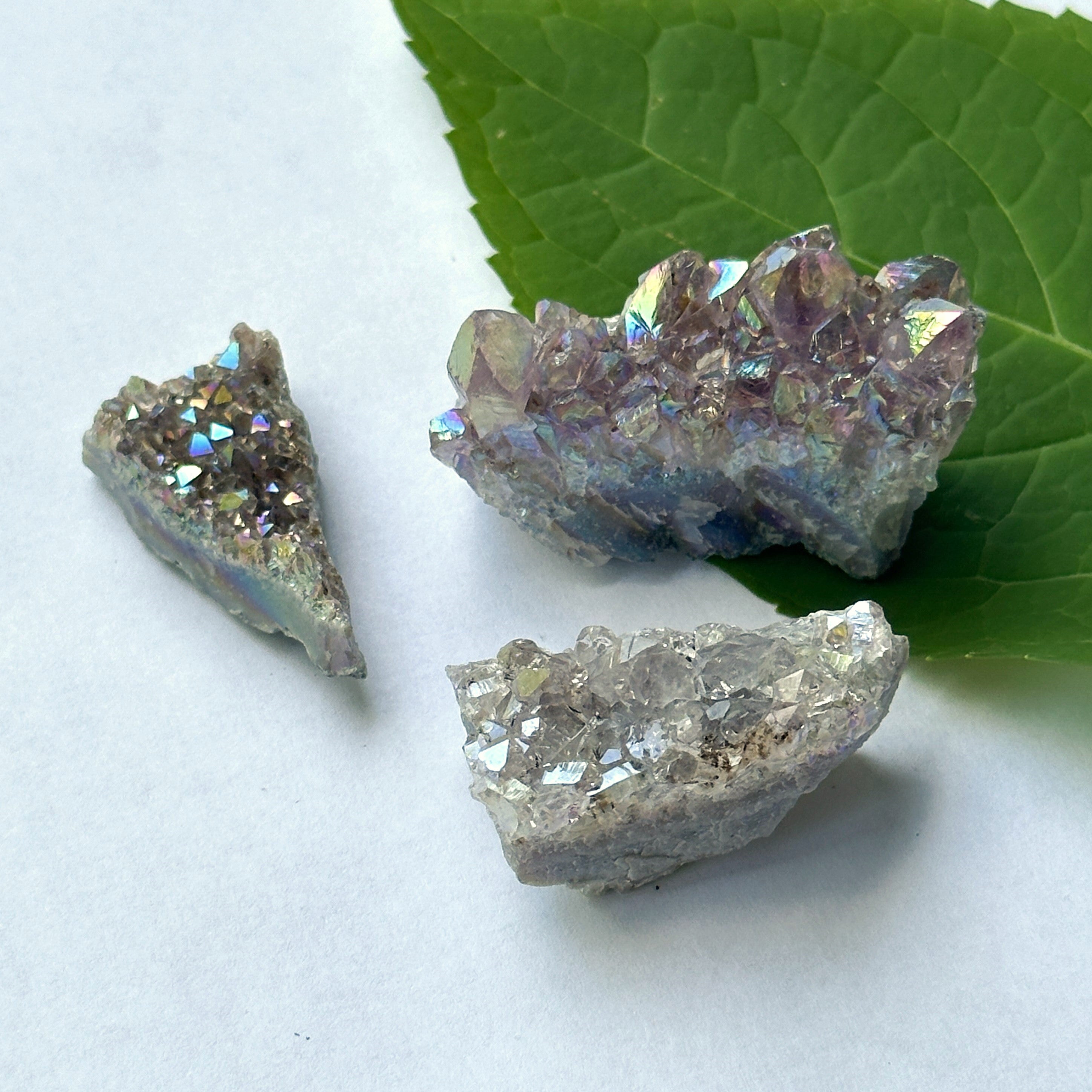Angel Aura Amethyst Mini Clusters