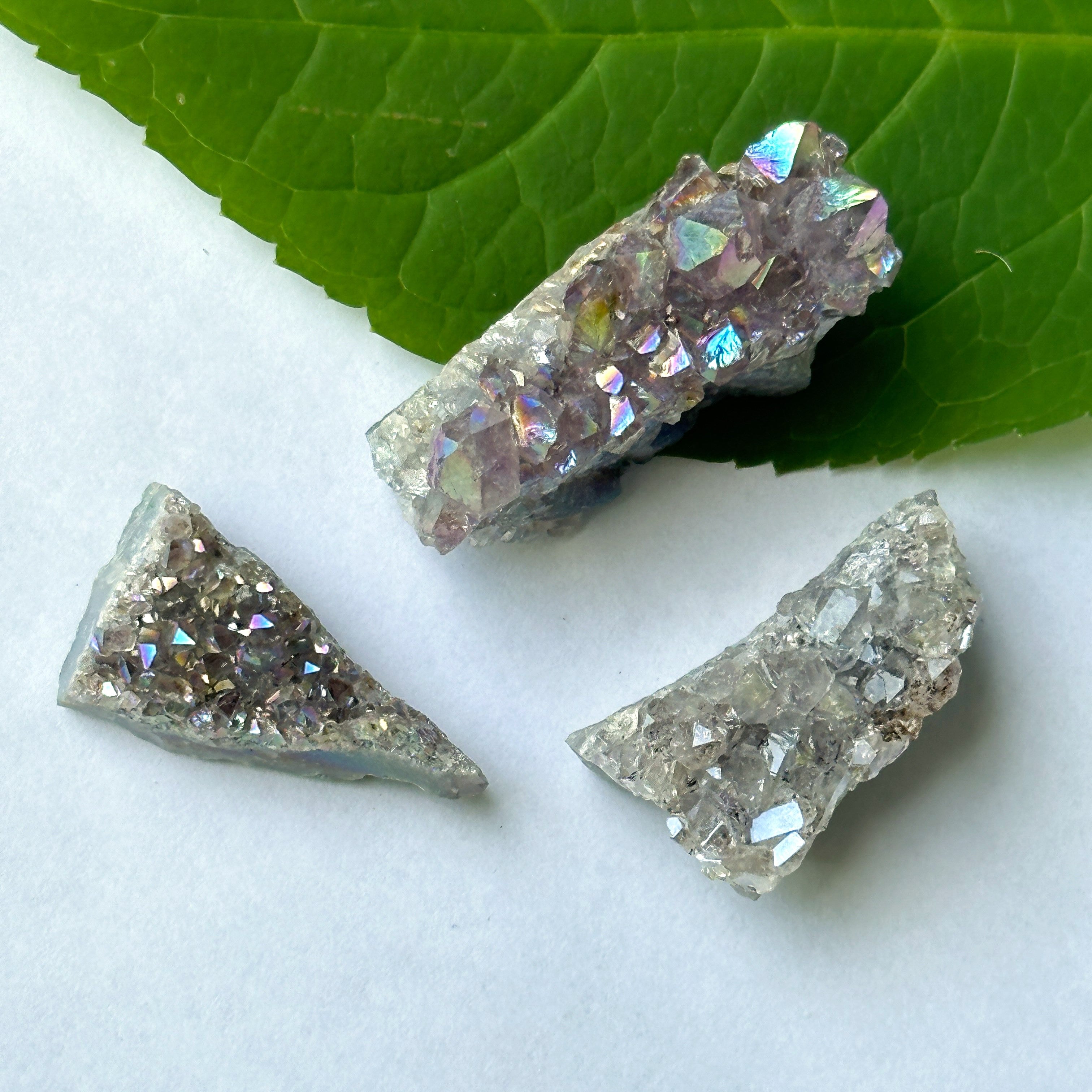 Angel Aura Amethyst Mini Clusters