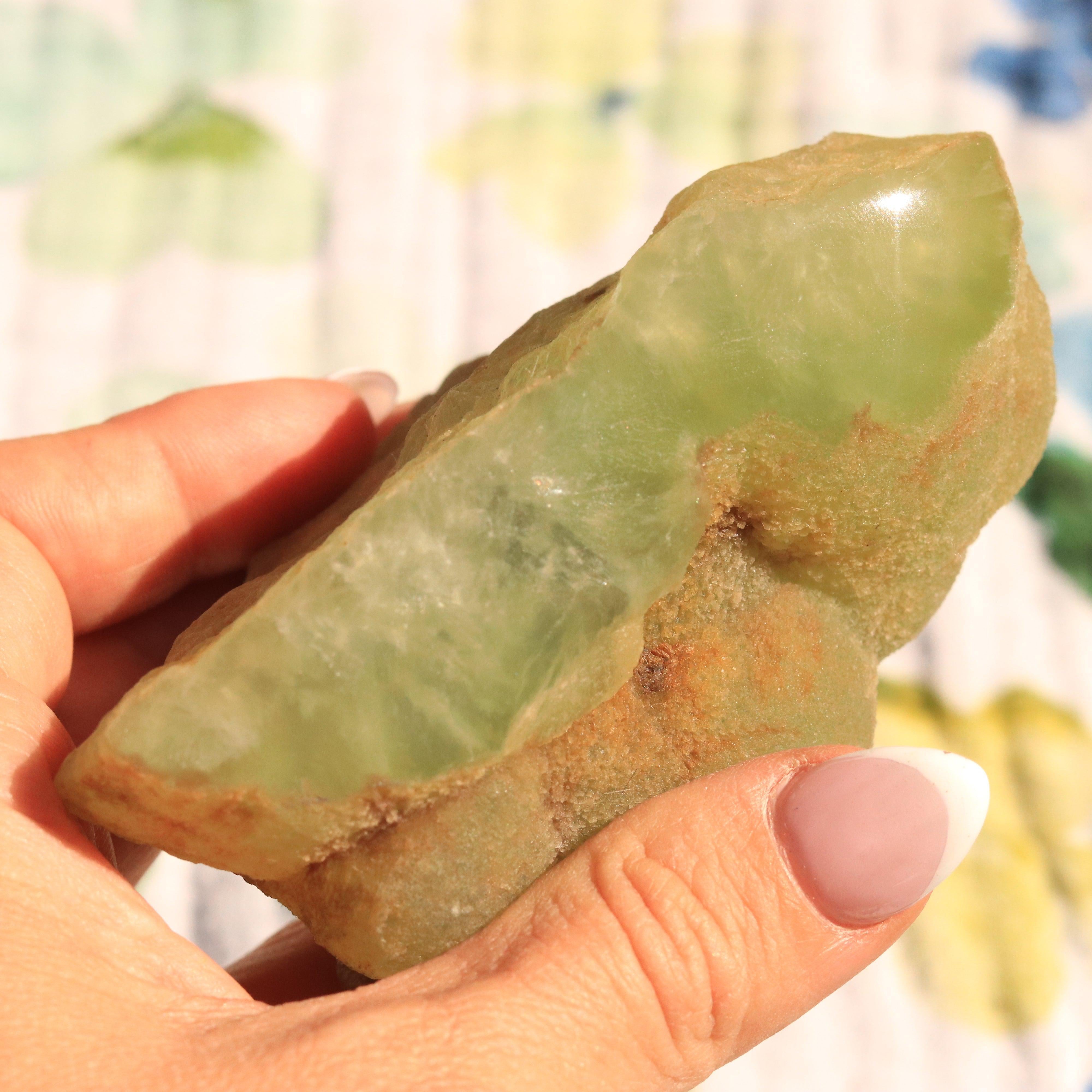 Rare Green Botryoidal Prehnite from Malawi, Africa