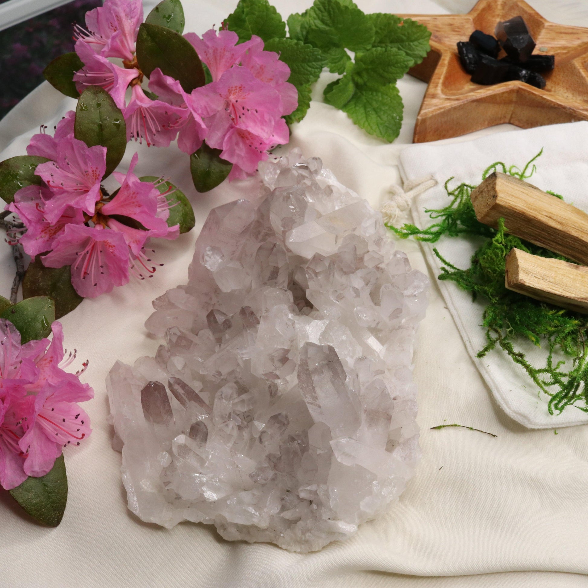 Large Lavender Lithium Quartz Cluster from Brazil ~ Beautiful Energy - Earth Family Crystals